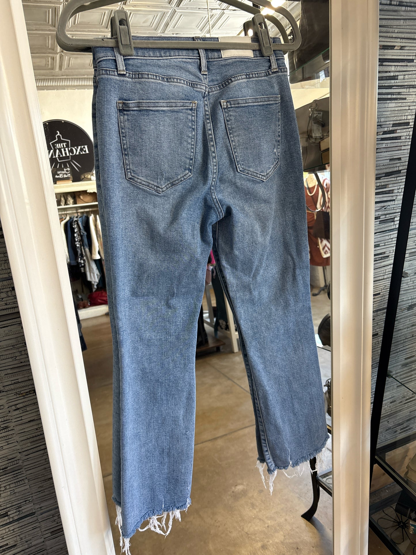 Pistola Size 27 Light Wash distressed Jeans