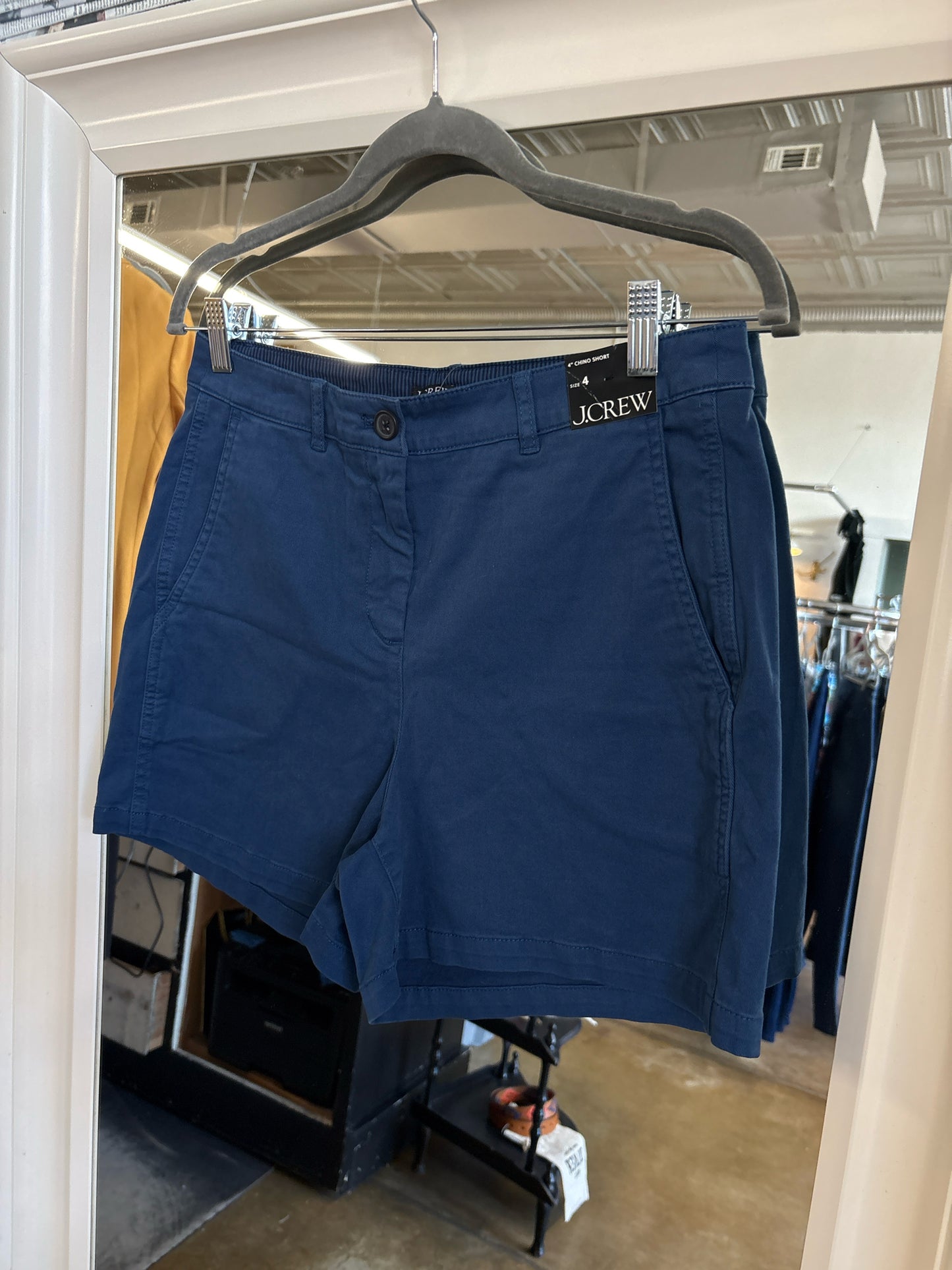J. CREW Size 4 Blue Shorts