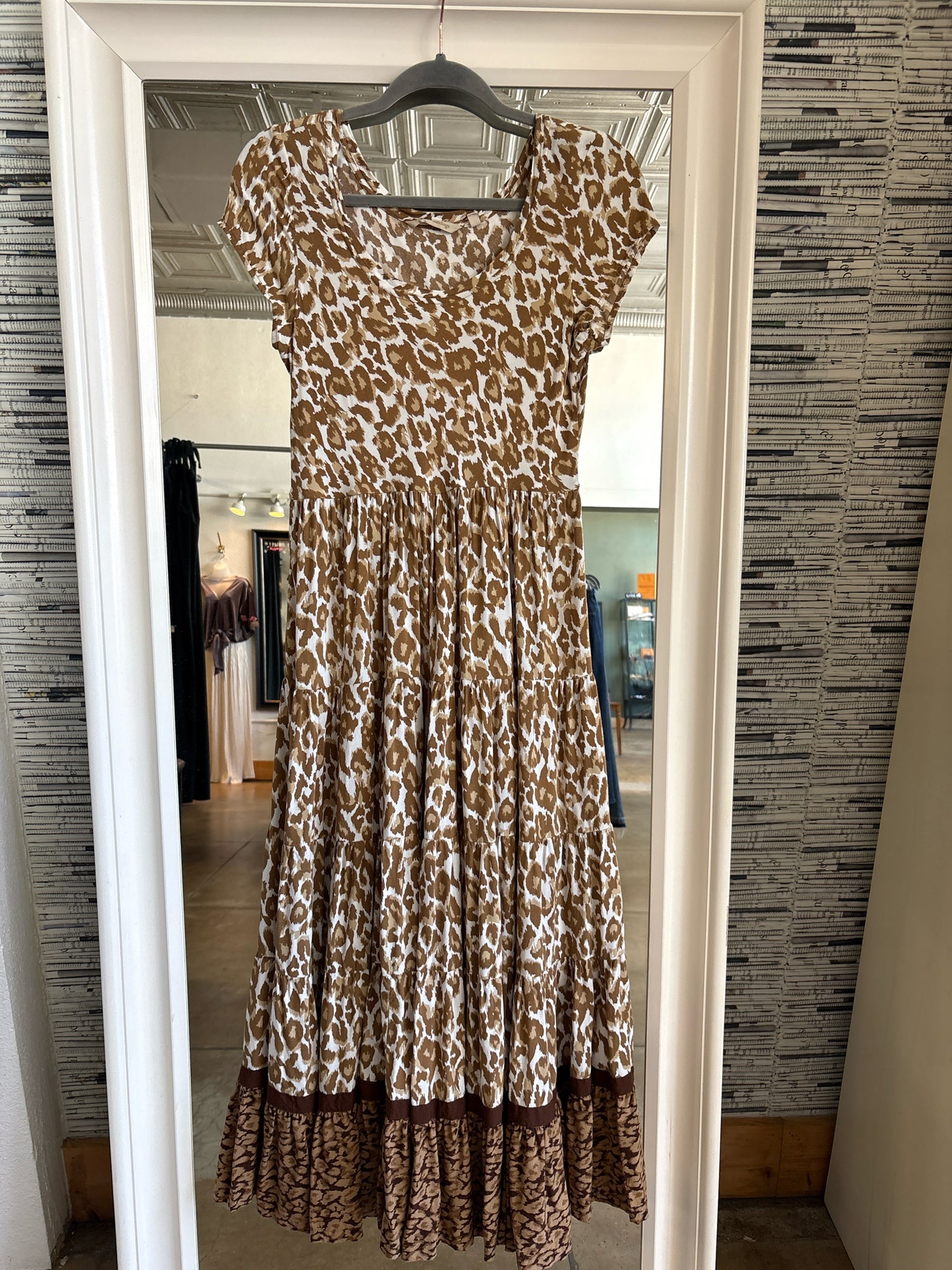 Soft Surroundings Size XS Leopard Dress