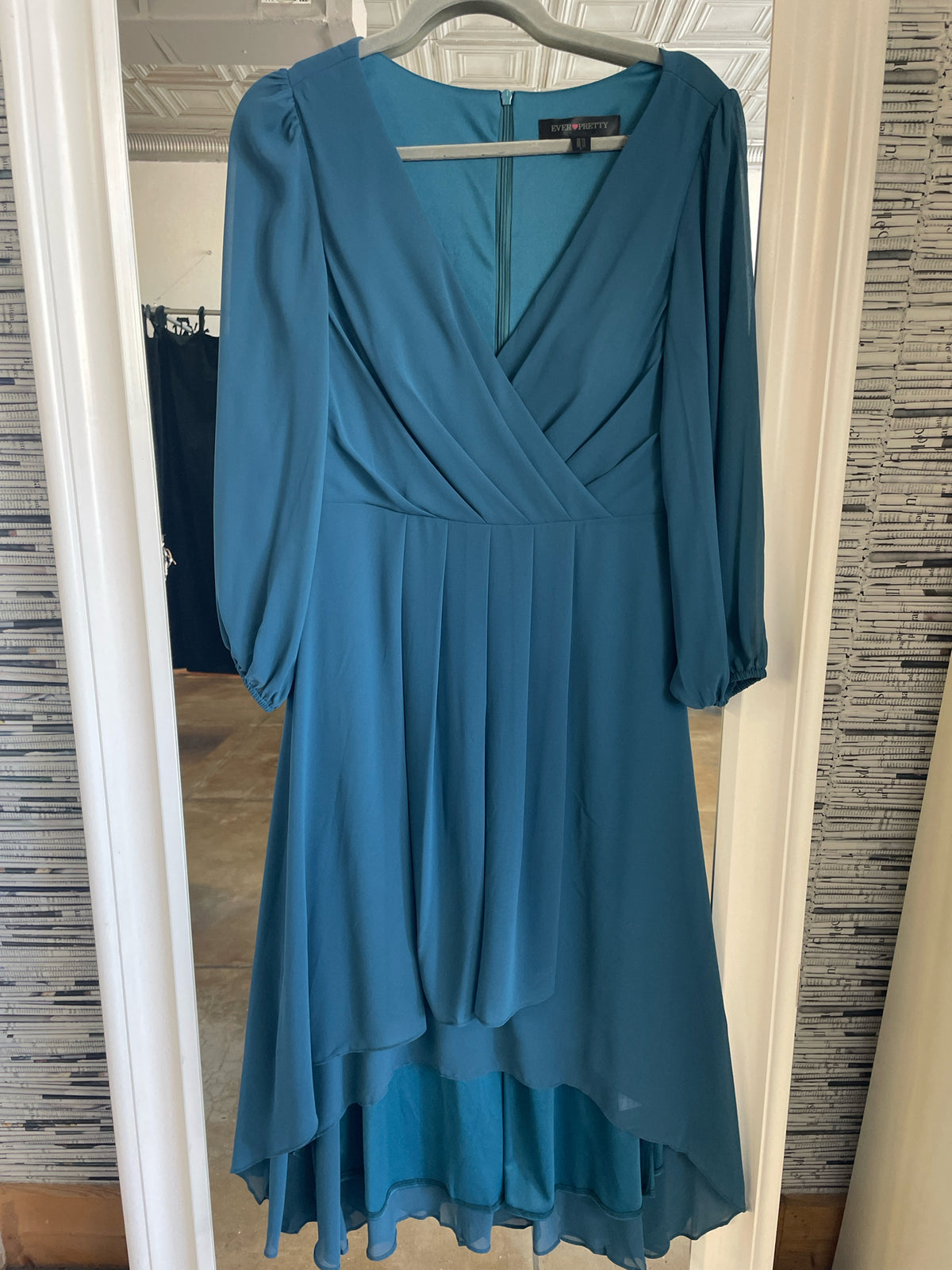 Ever Pretty Size L Turquoise Dress