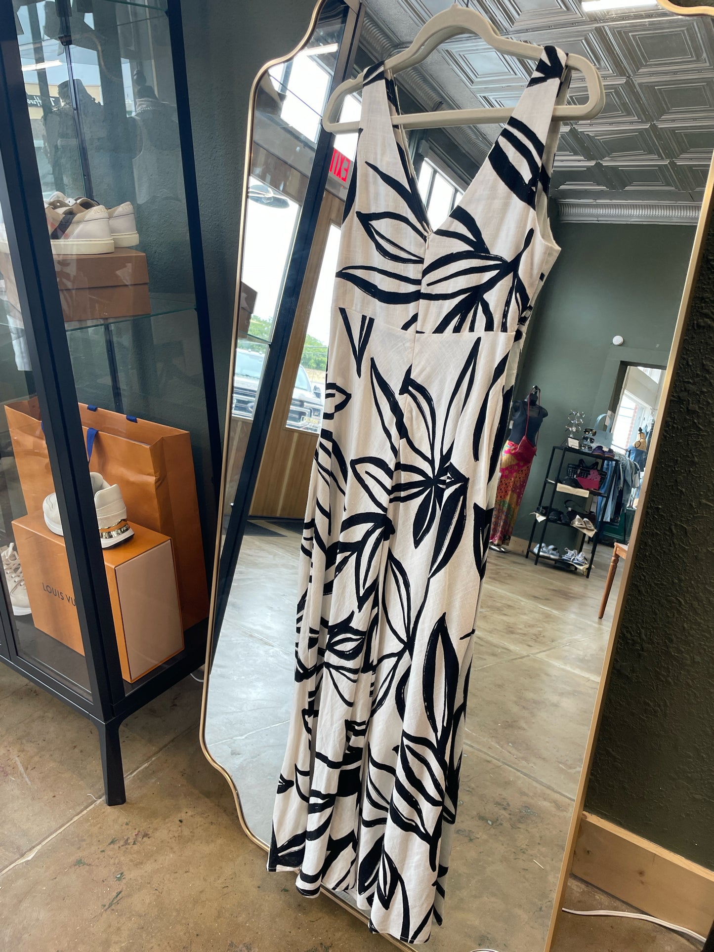 Paper Heart Size S White + Black Dress