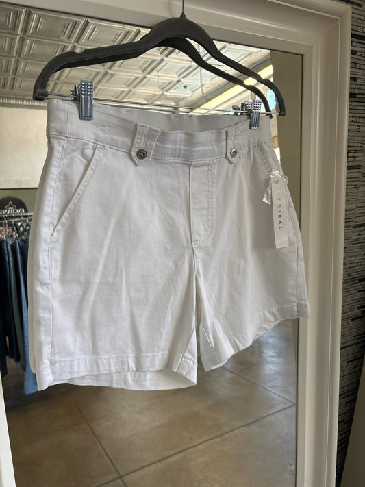 Tribal Size 6 White Shorts