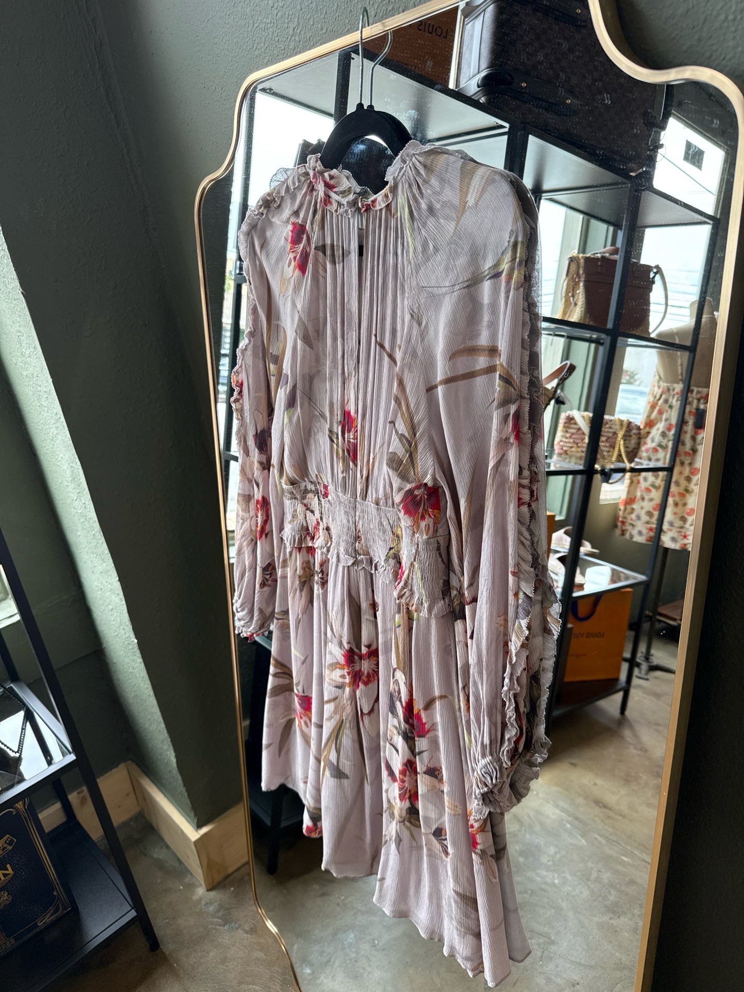 Allsaints Size 4 Purple Dress