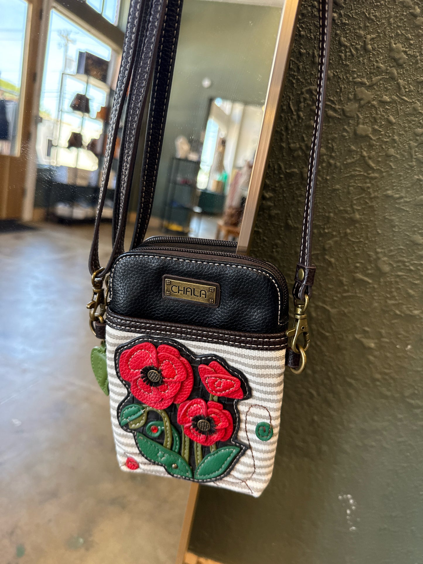 Chala Brown/Red Bag