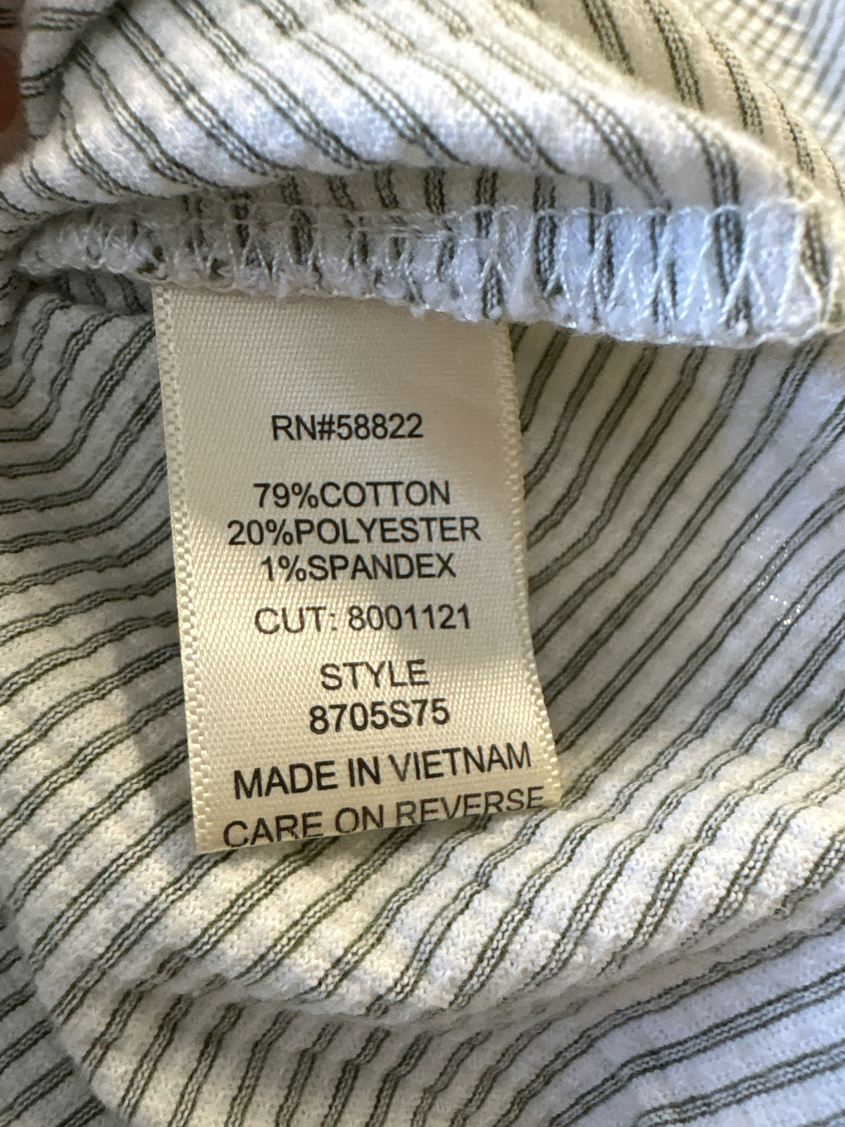 Max Studio Size M Gray + White Top