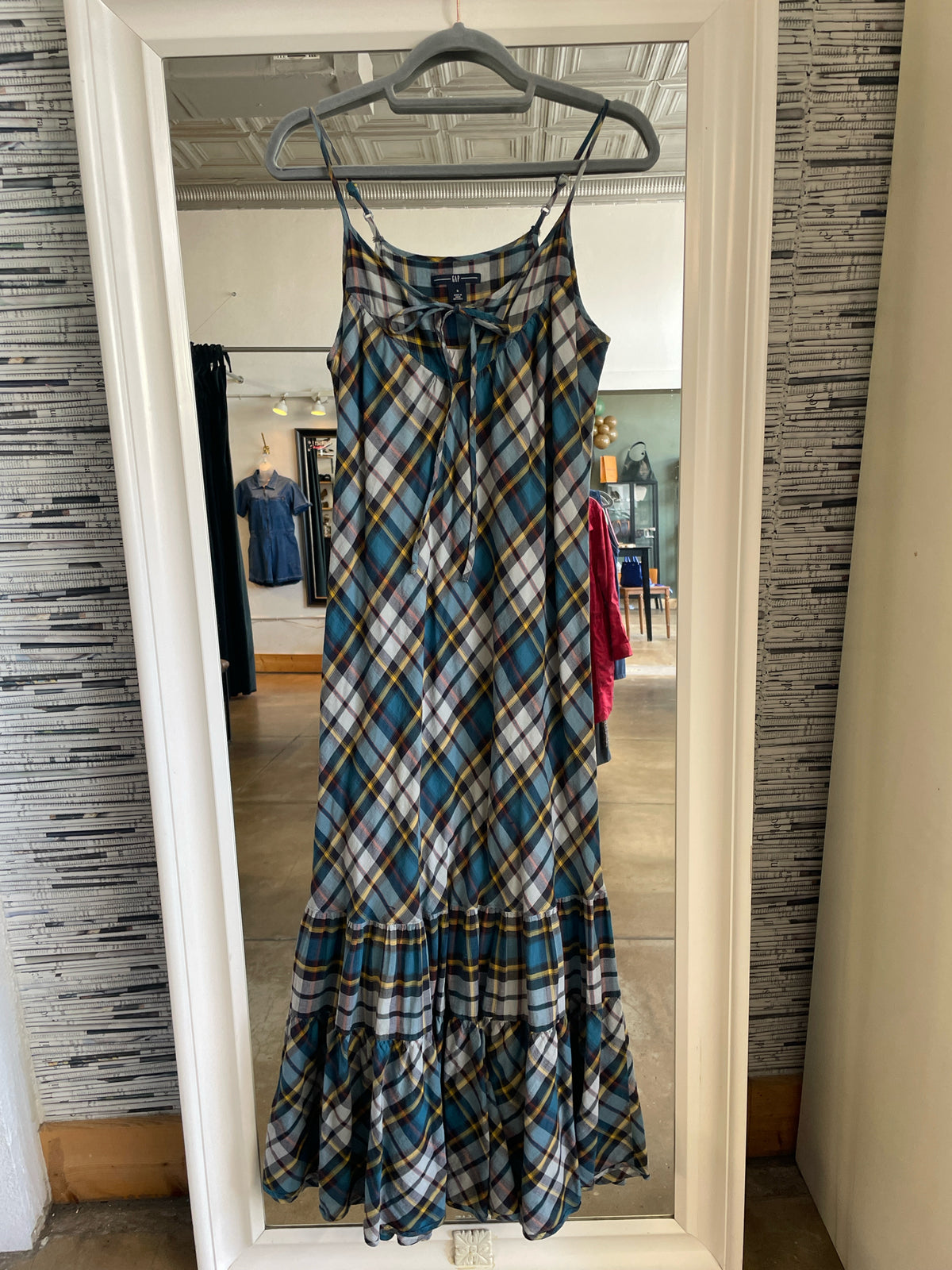 GAP Size S plaid Dress