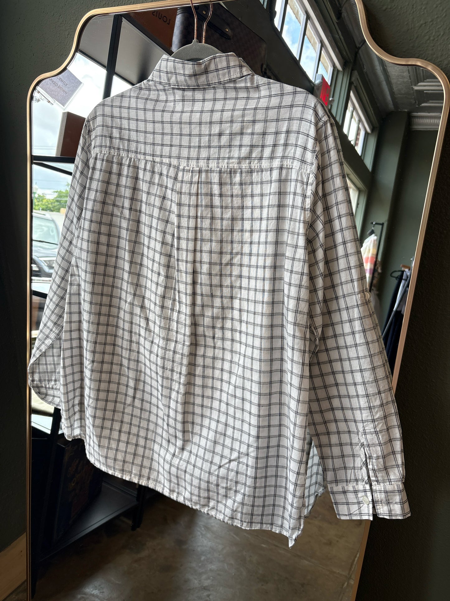 Max Studio Size M White + Black Top