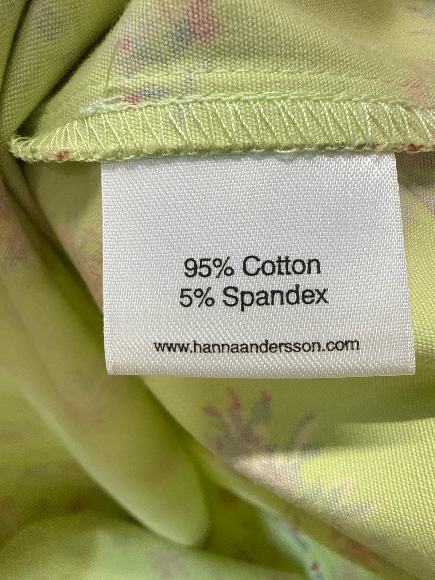 Hanna Andersson Size 10 Green/Pink Dress