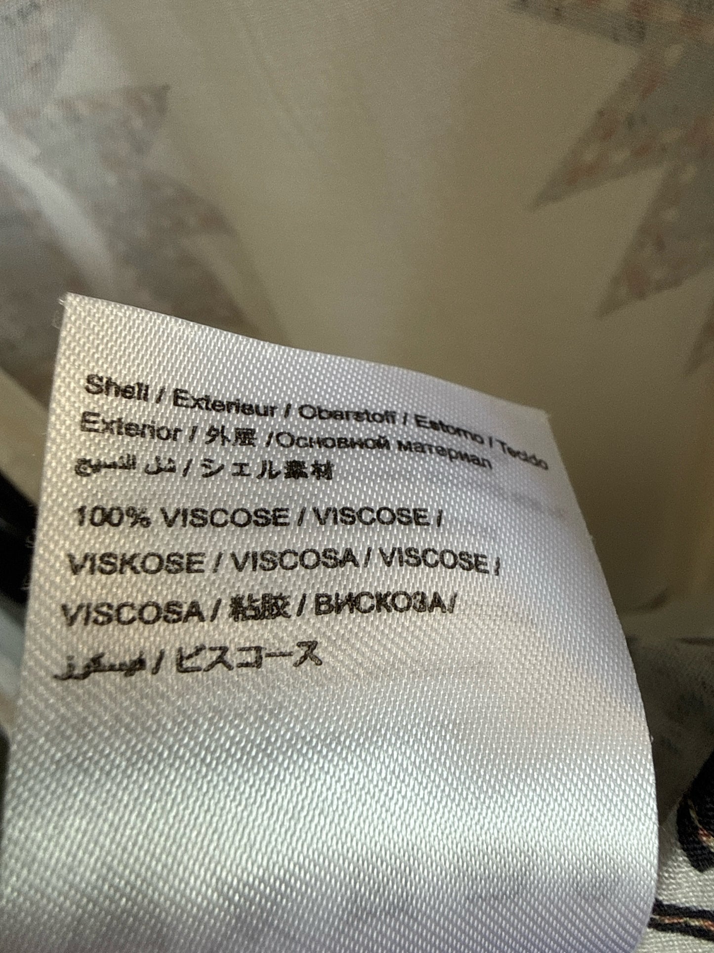 Farm for Anthropologie Size SP White/Gray Dress