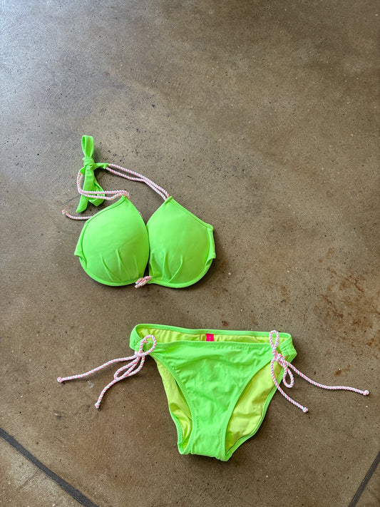 Victorias Secret Size S Green Swimwear