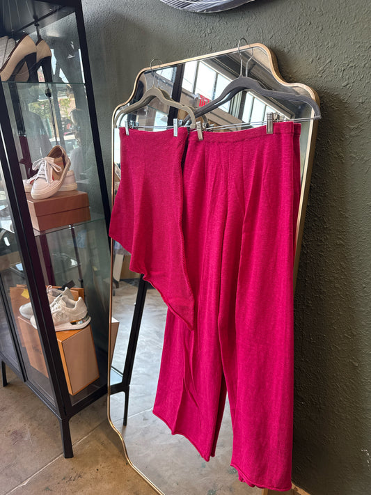 free-est Size XS Pink Top & Pant Set