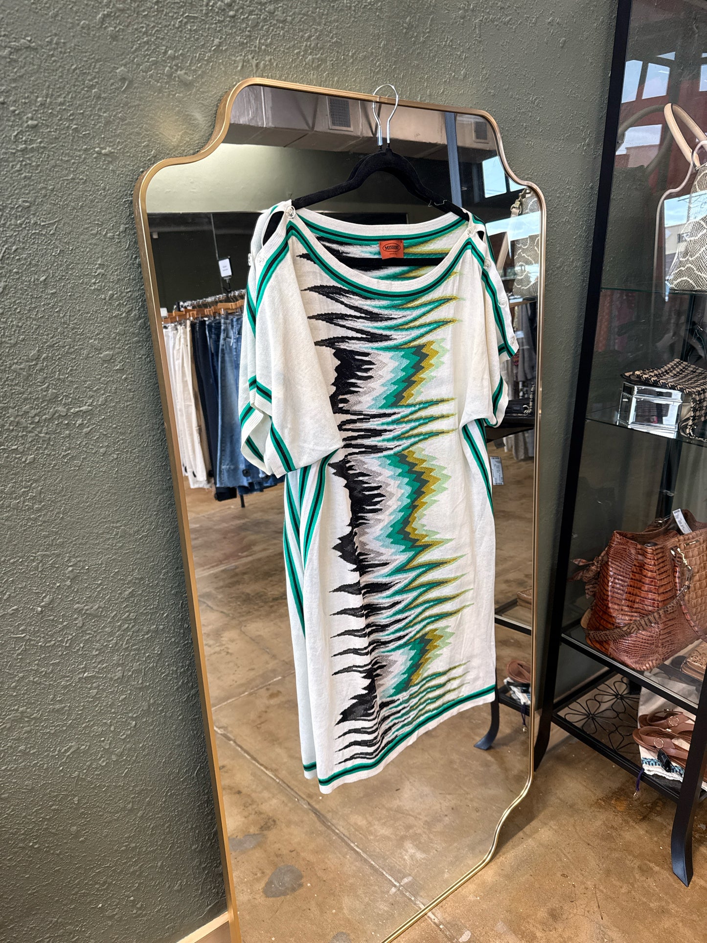 Missoni Cream/Green Dress