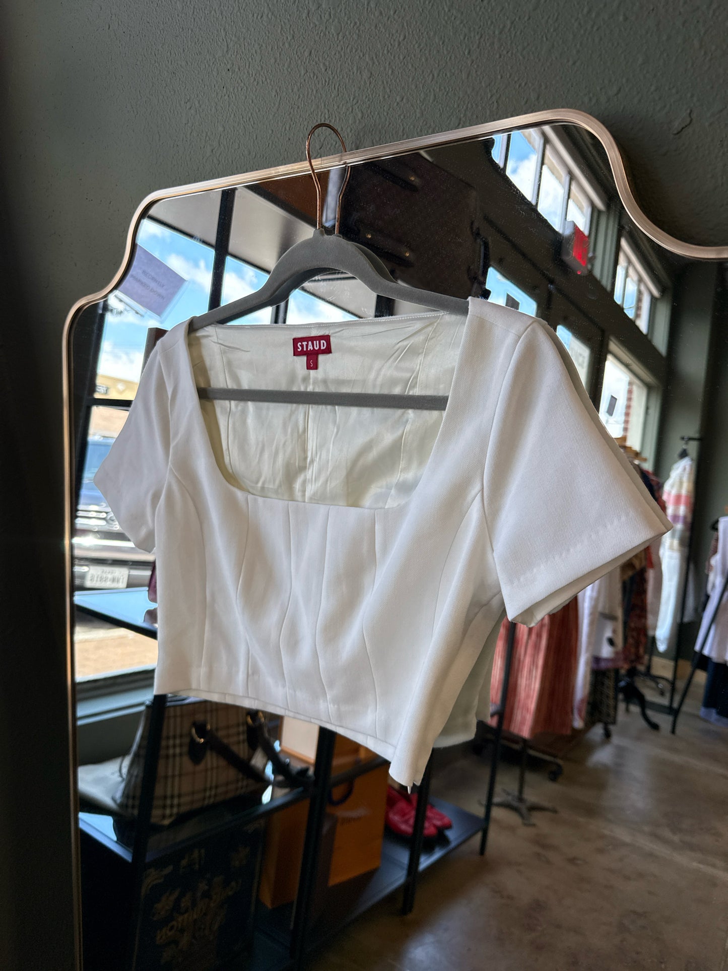 STAUD Size S White Top