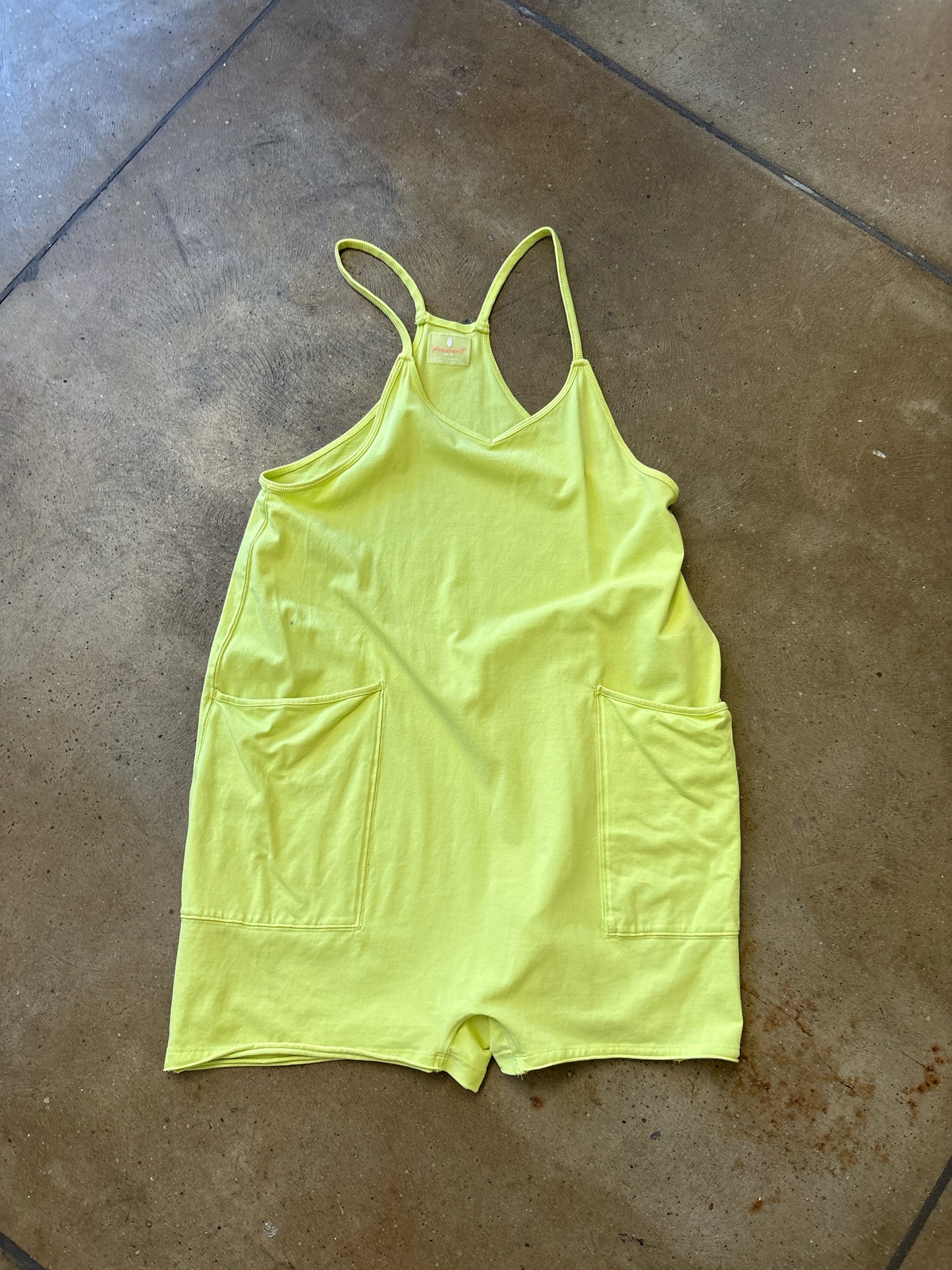 free people Size XS Lime Green Romper