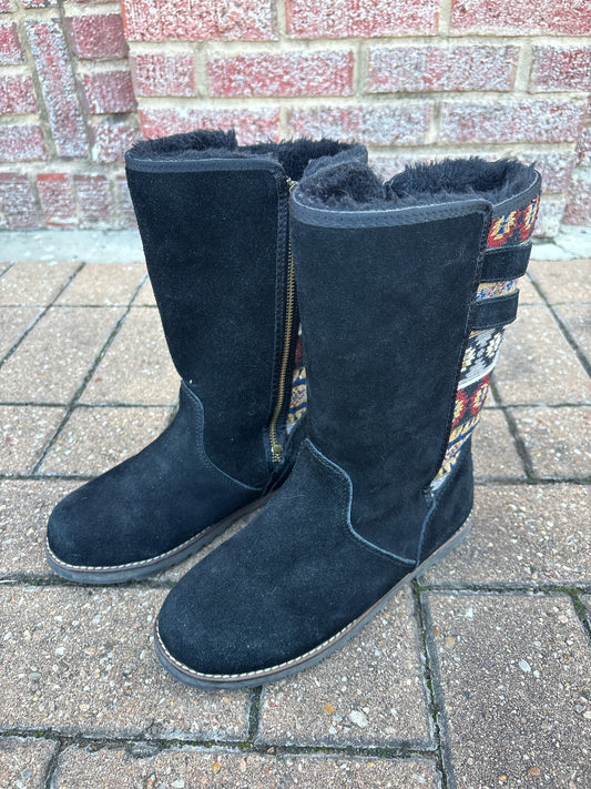 LAM Shoe Size 7 Black/Multi Boots