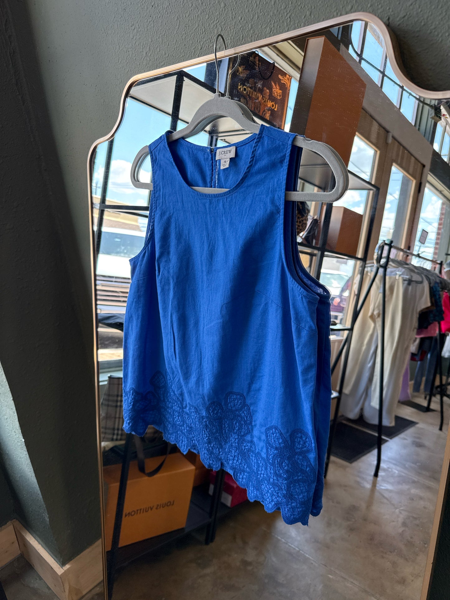 J. CREW Size S Blue Top