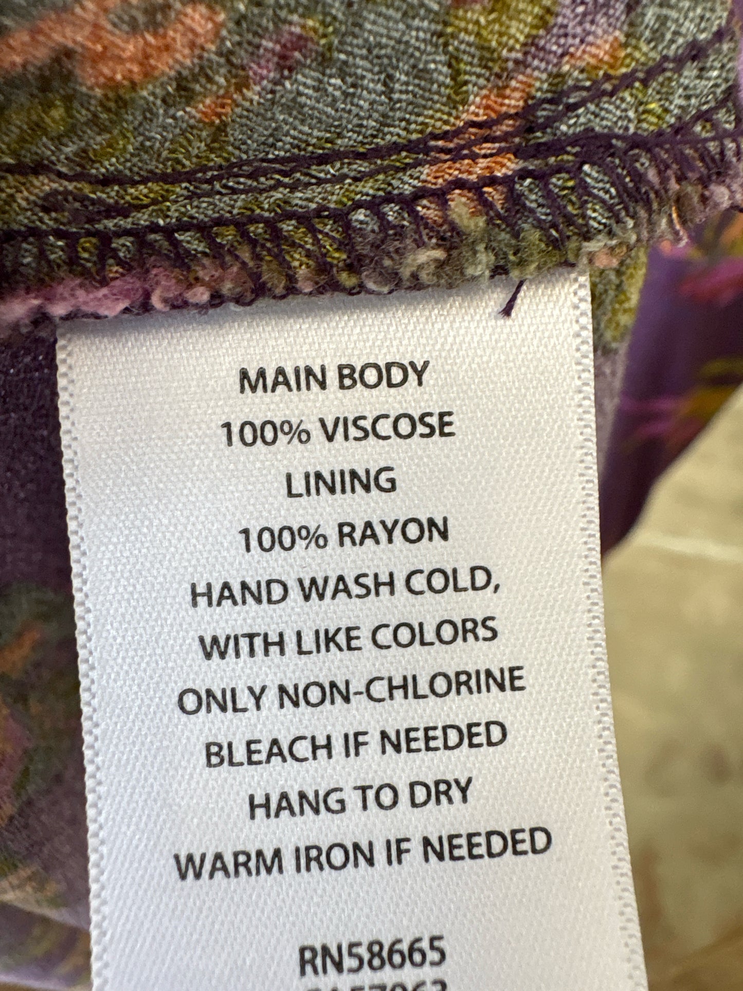Treasure & Bond Size XXS purple multi Dress