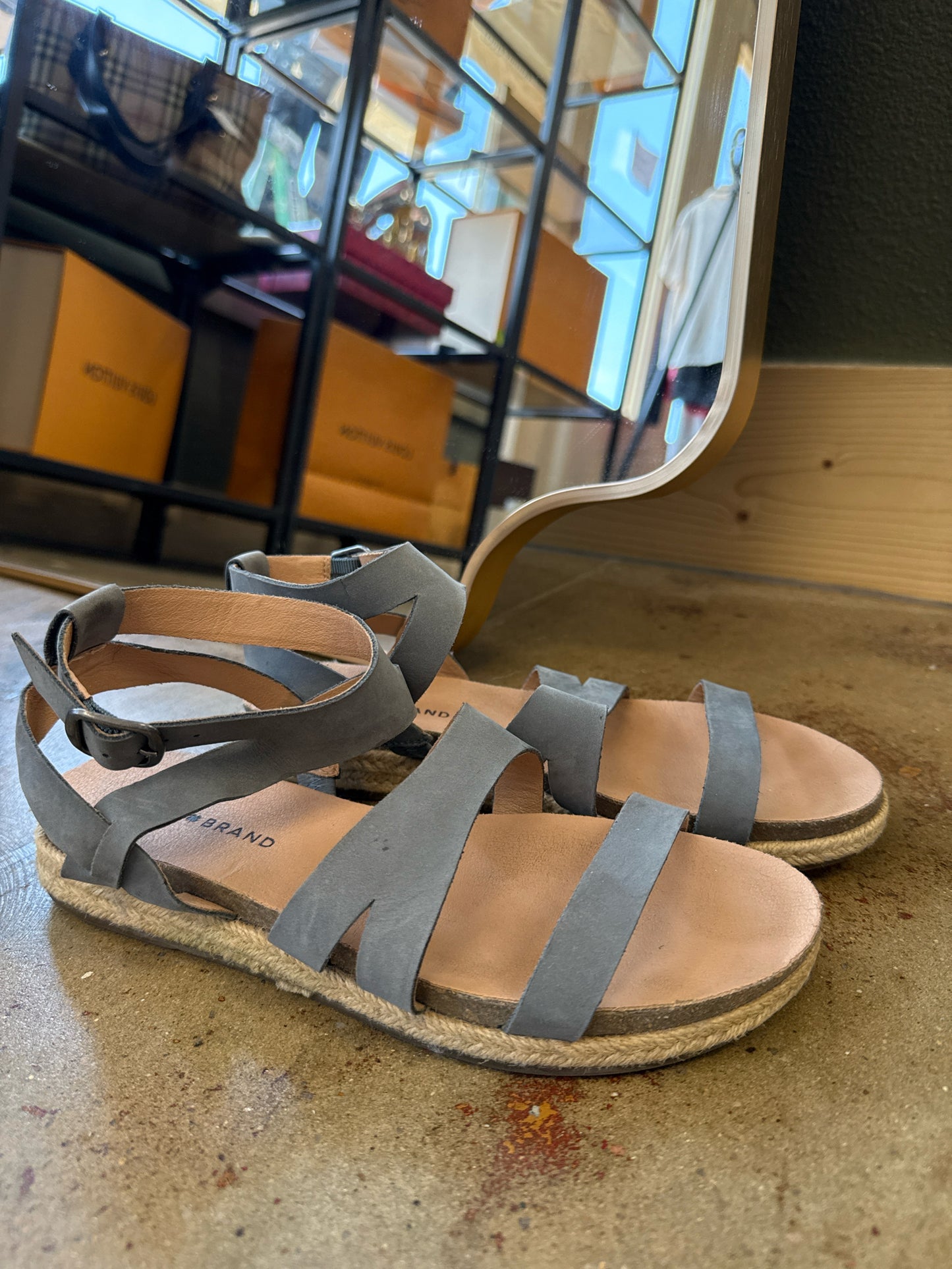 Lucky Brand Shoe Size 8.5 Blue Sandals