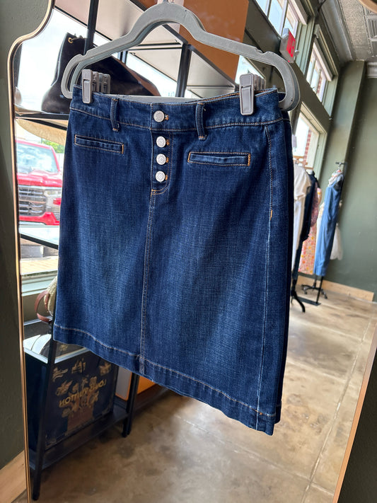 TALBOTS Size 4 Denim Skirt
