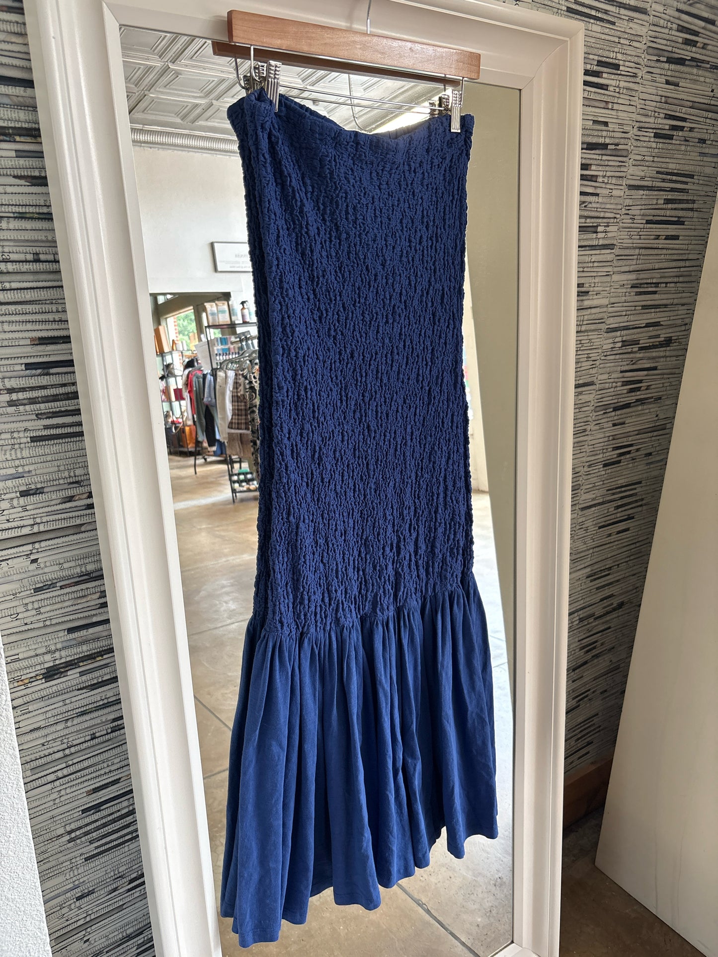 Celandine Size SP Blue strapless Dress