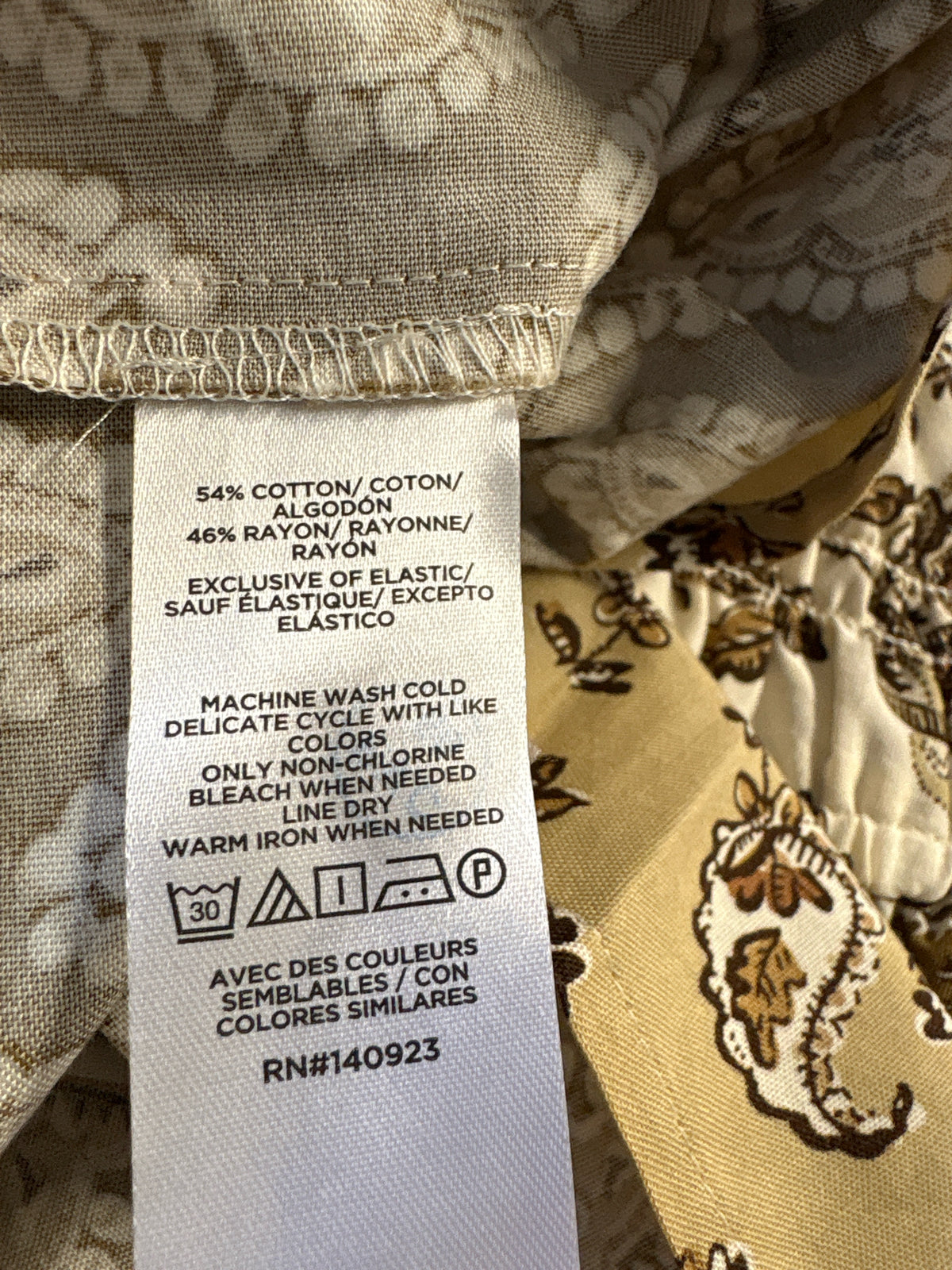 LOFT Size M Print Top