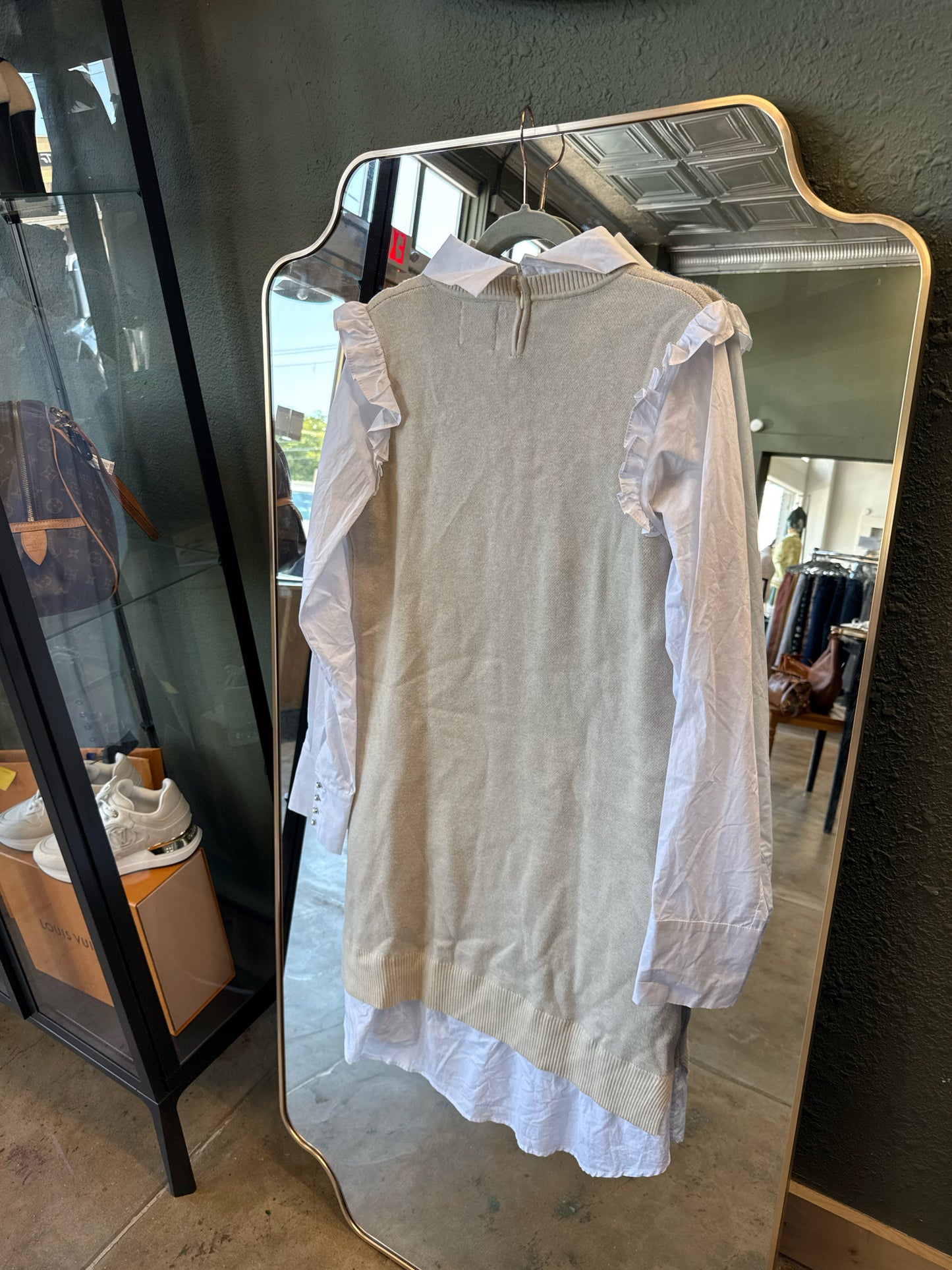 Blush Out West Size XL Cream Dress
