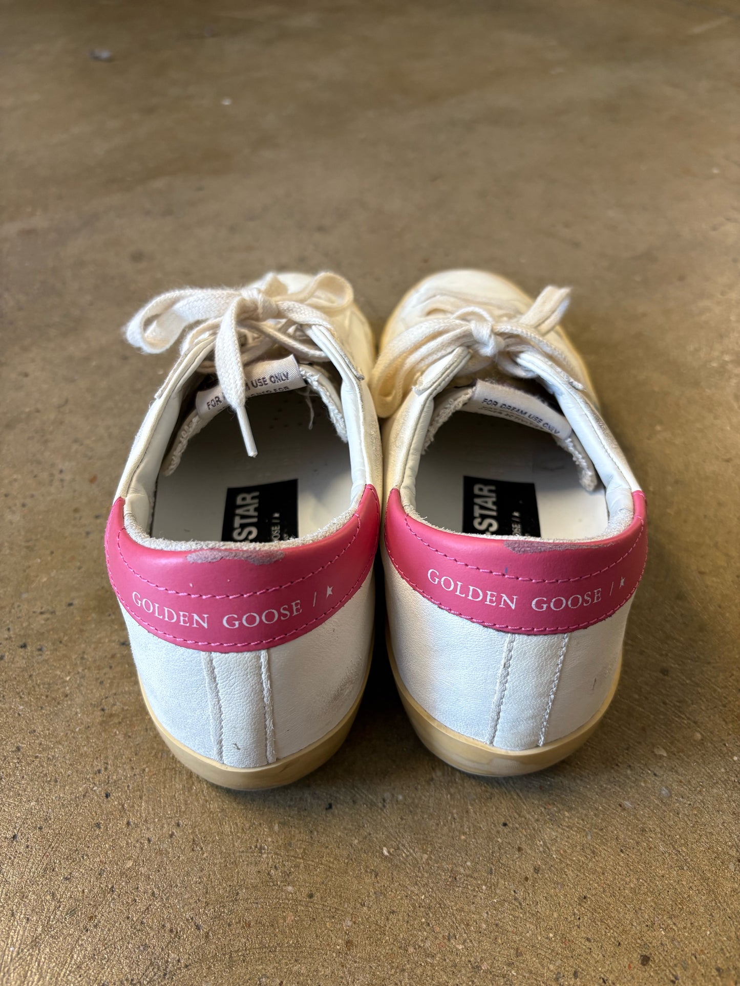 Golden Goose Shoe Size 37 white/multi star Sneakers