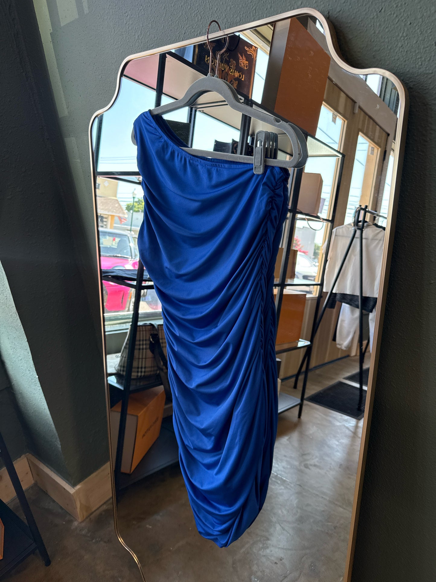 Pretty Garden Size L Blue Dress
