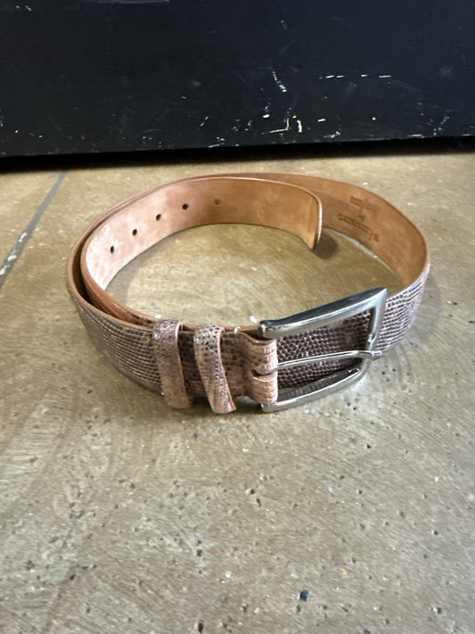 Neiman Marcus brown/cream Belt