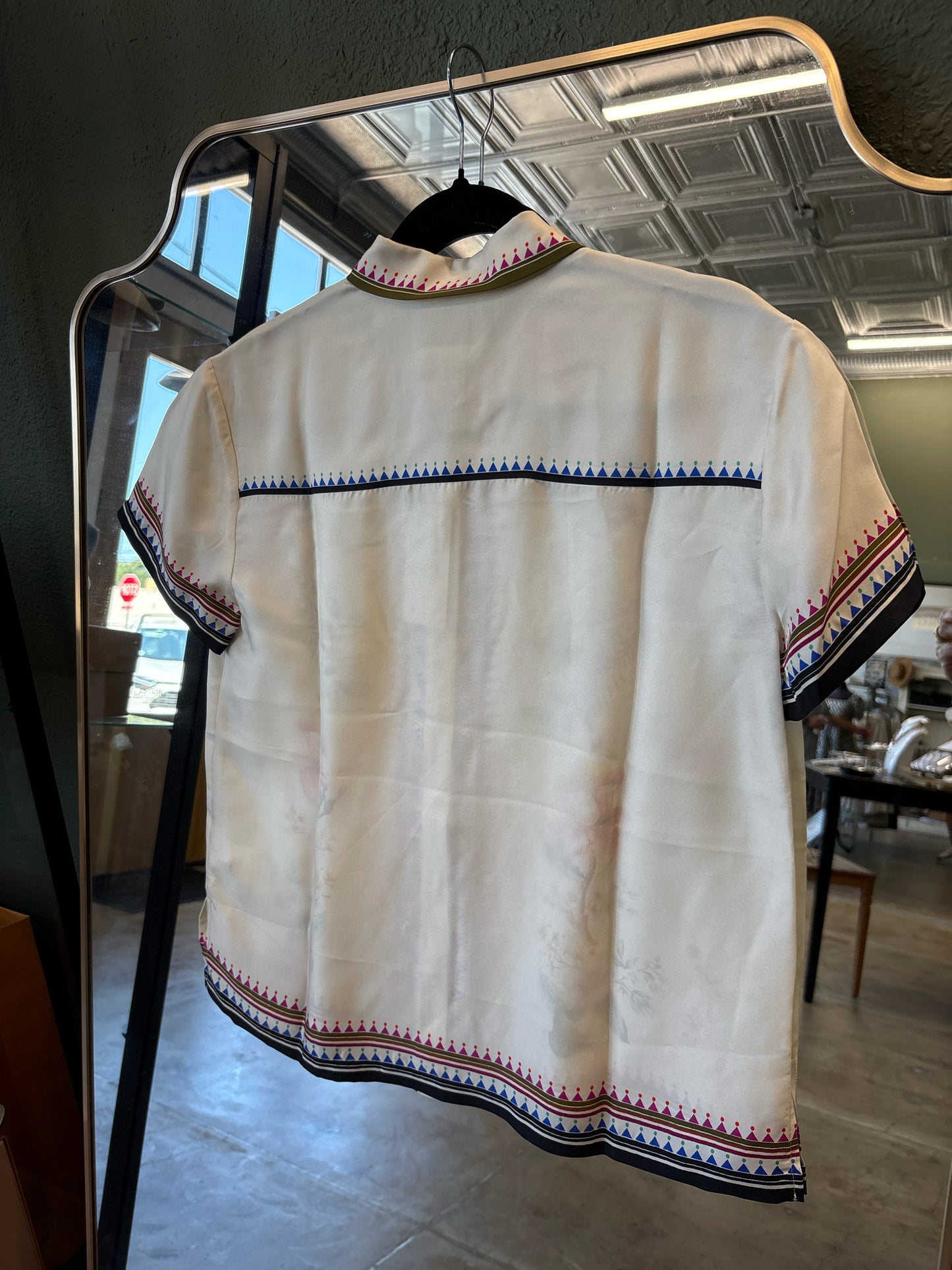 Johnny Was Size PXS cream multi Top