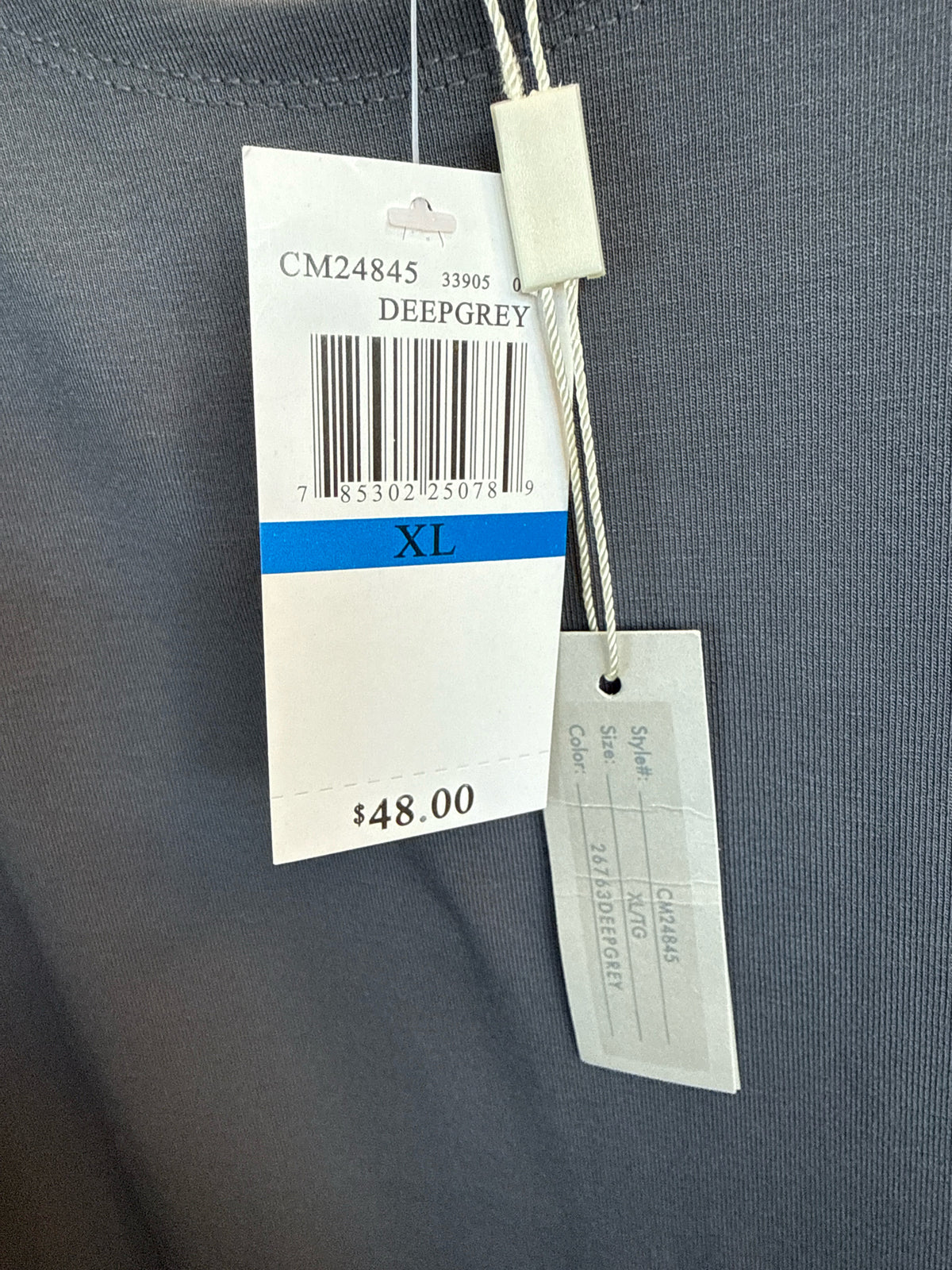 Cupio Size XL Gray Tee