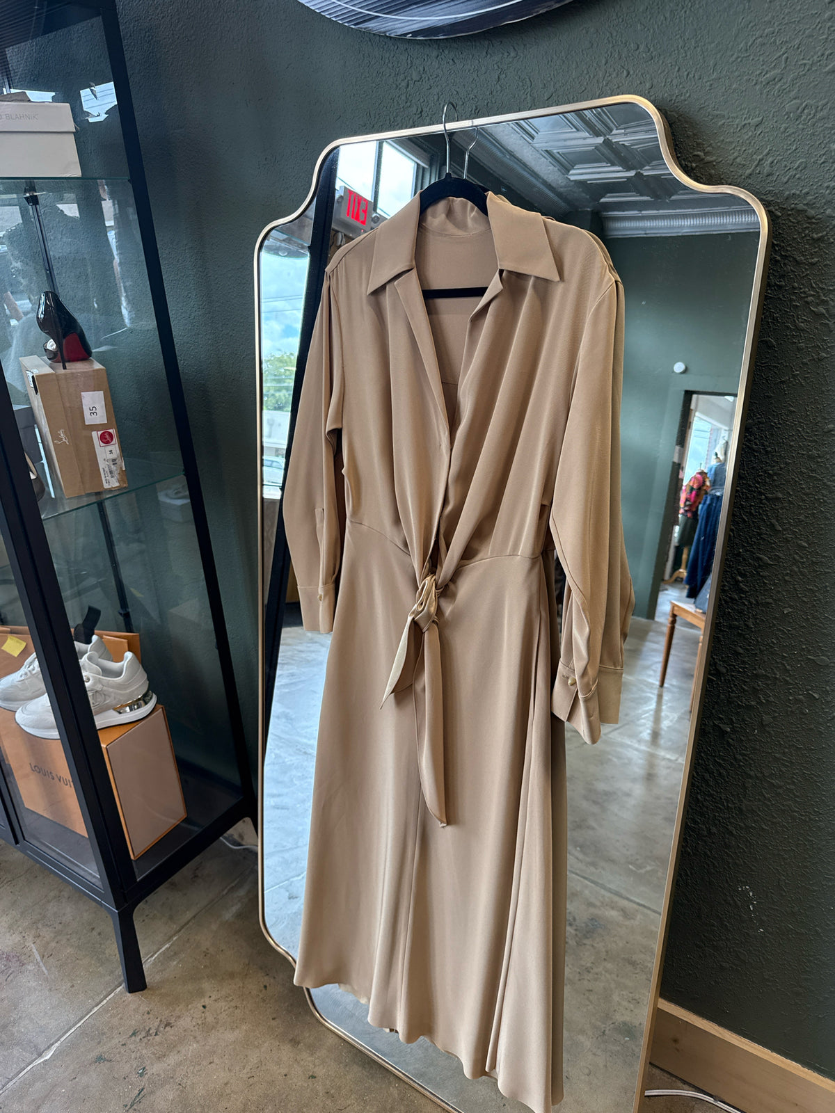 Tan Dress
