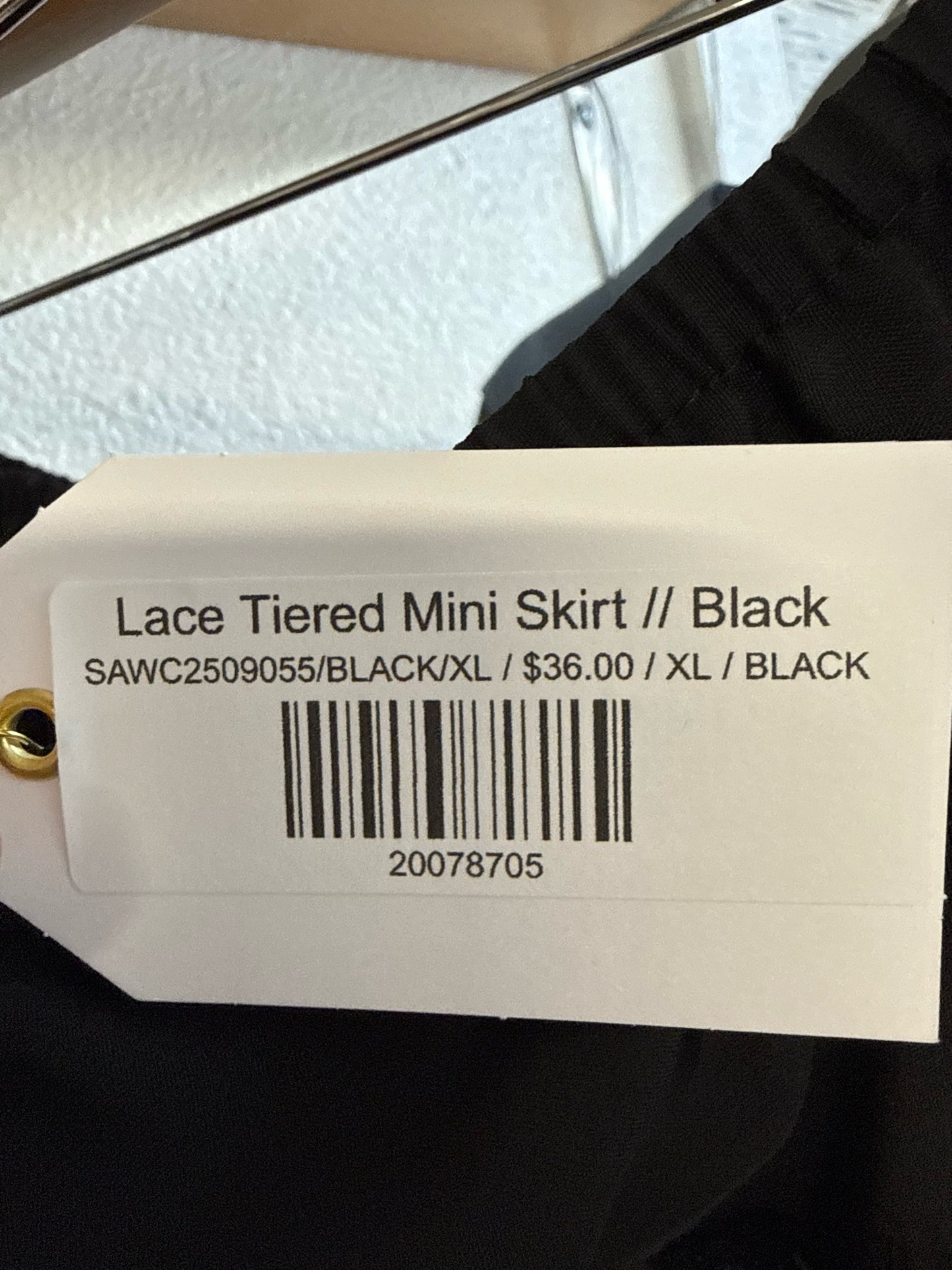 Size XL Black Skirt