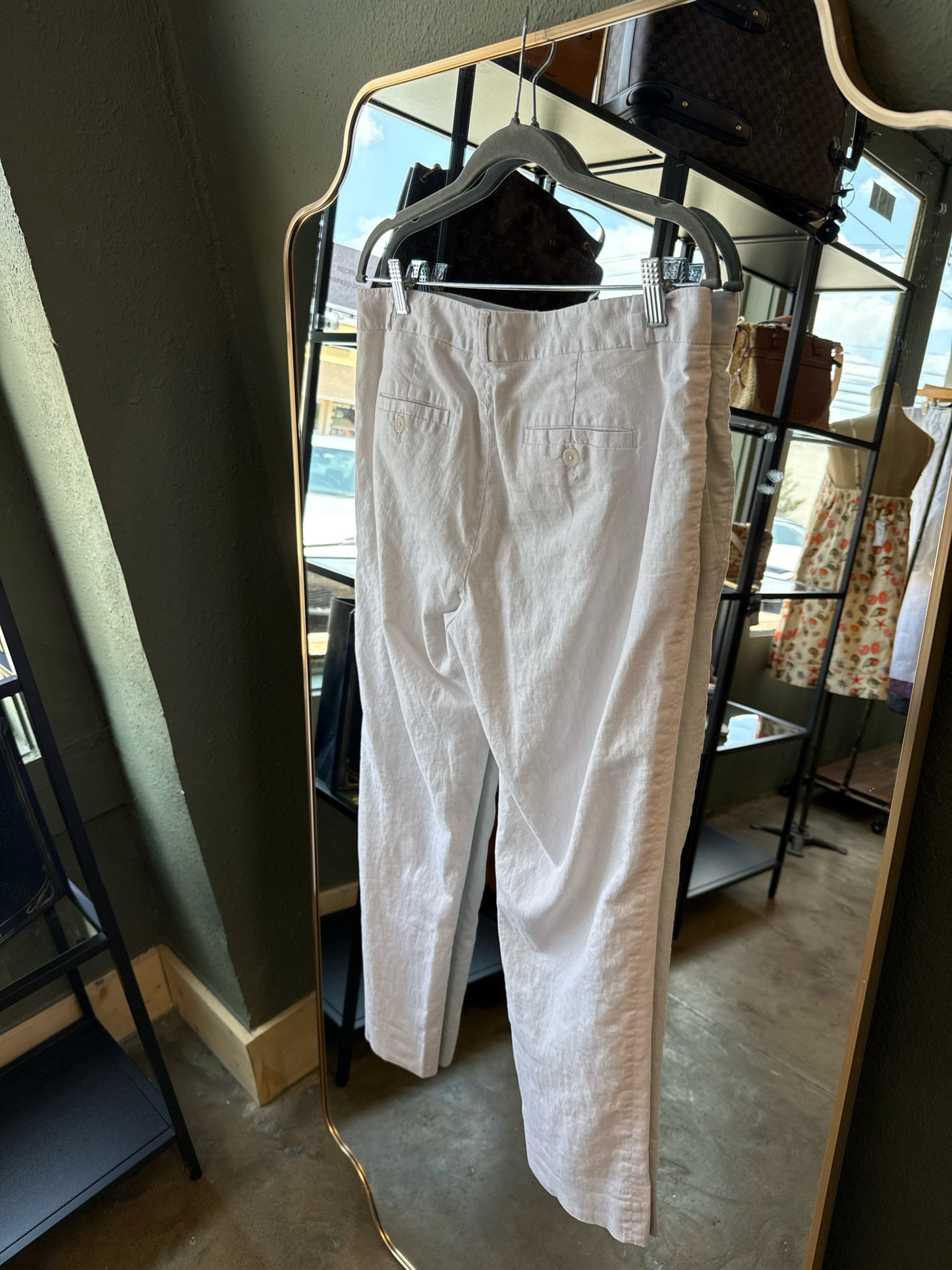 Banana Republic Size 10 White Pants