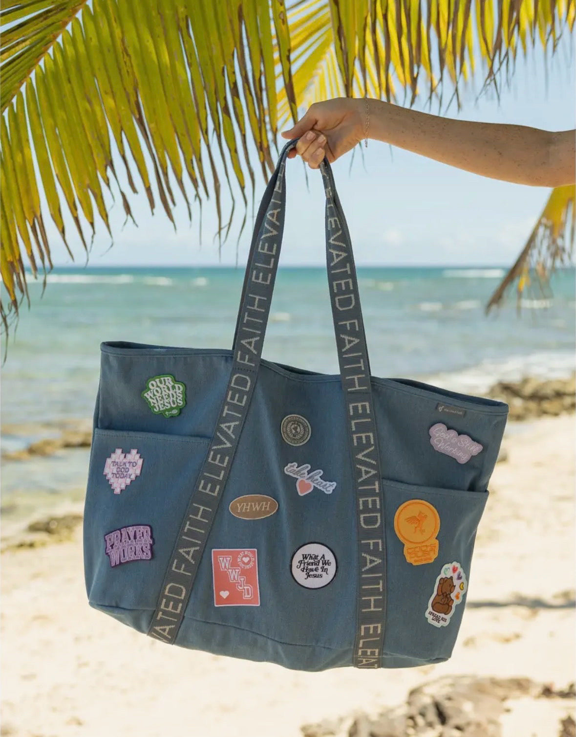 Elevated Faith Denim Bag