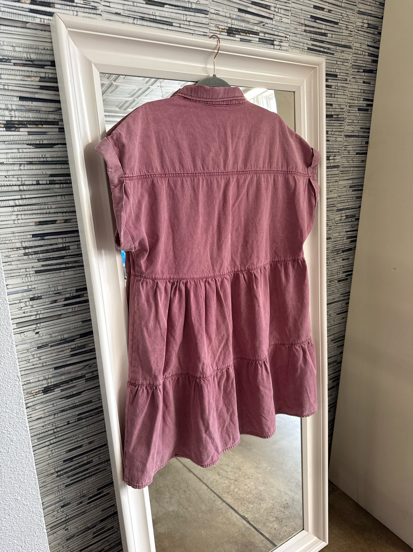 Chic Soul Size 1X Pink Dress