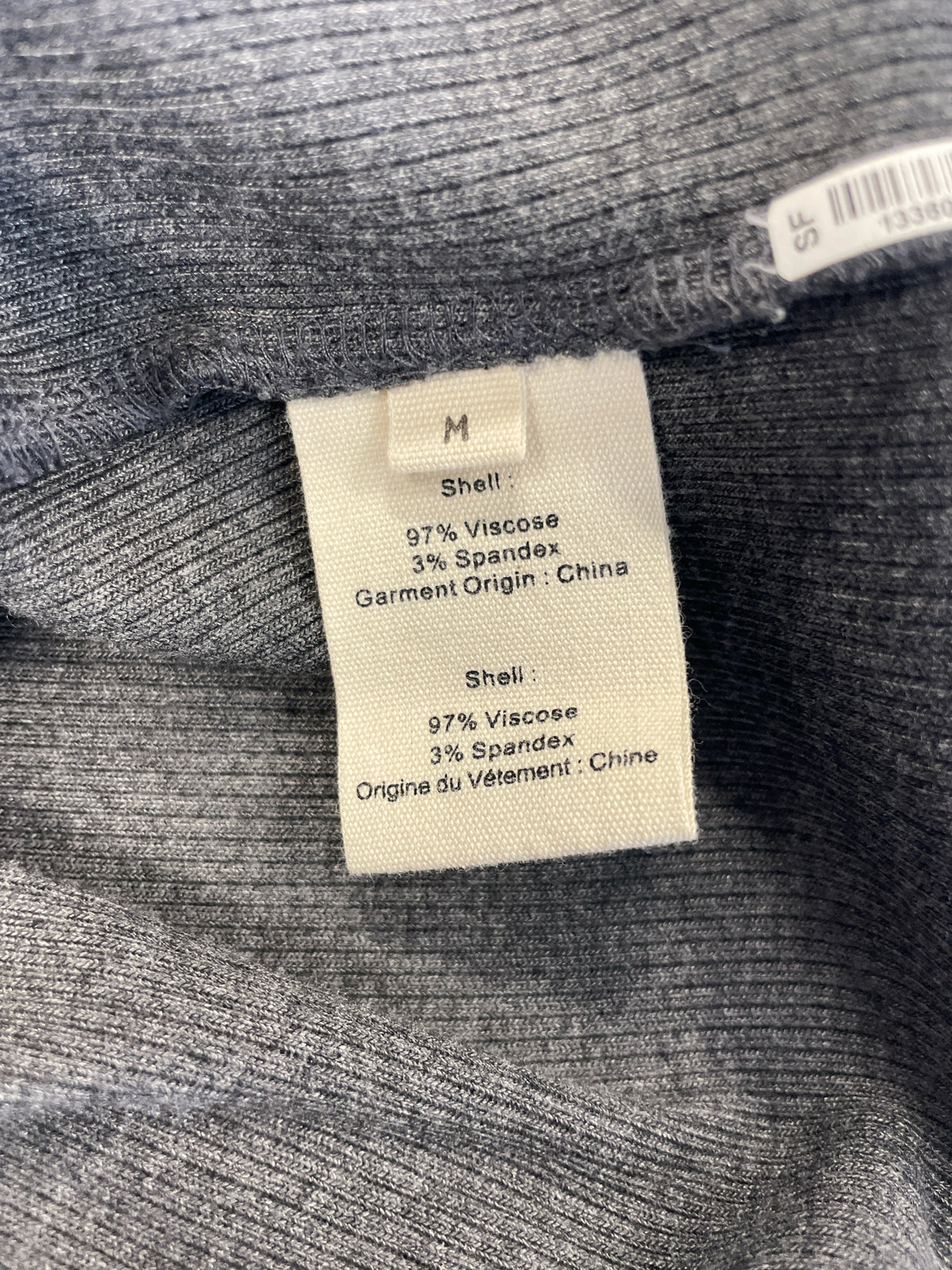 L'AGENCE Size M Gray Dress