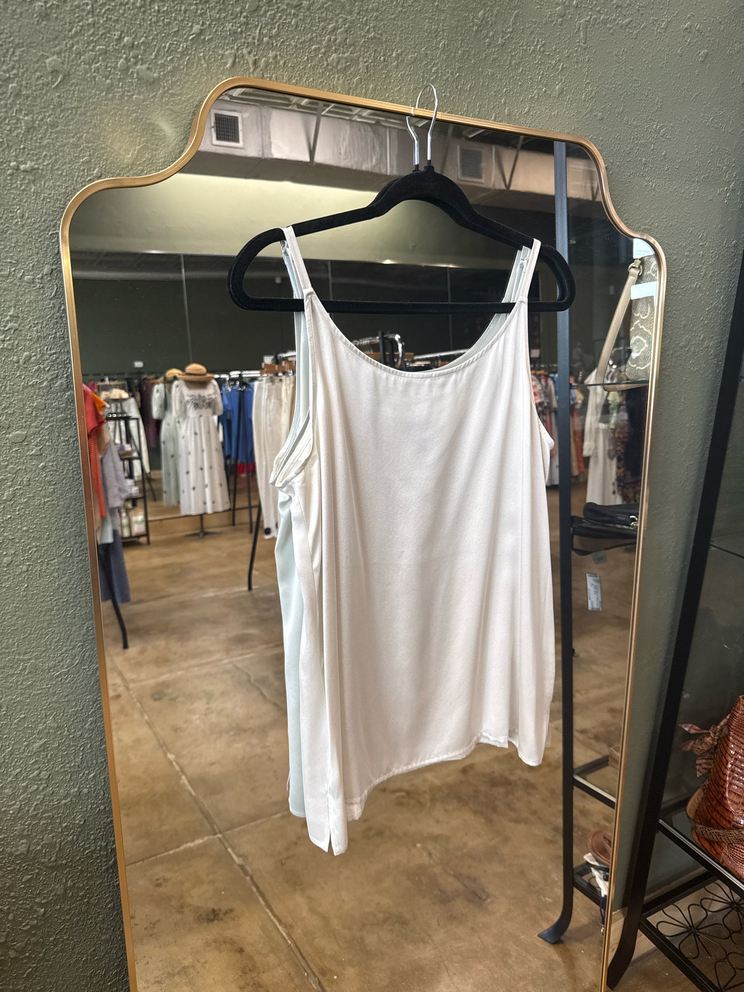 EILEEN FISHER Size L White Top