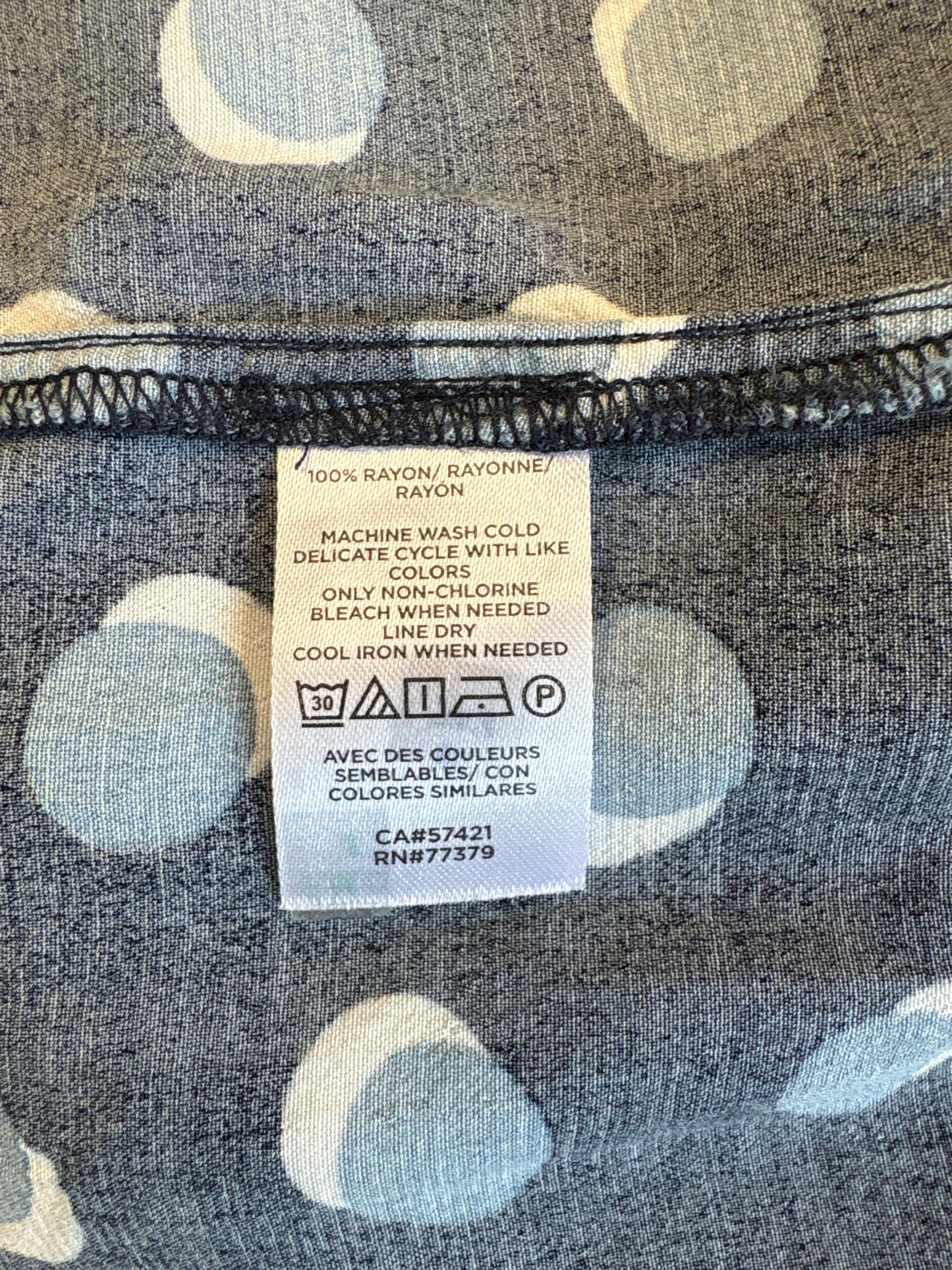 ANN TAYLOR Size XSP Blue + light blue + white Dress