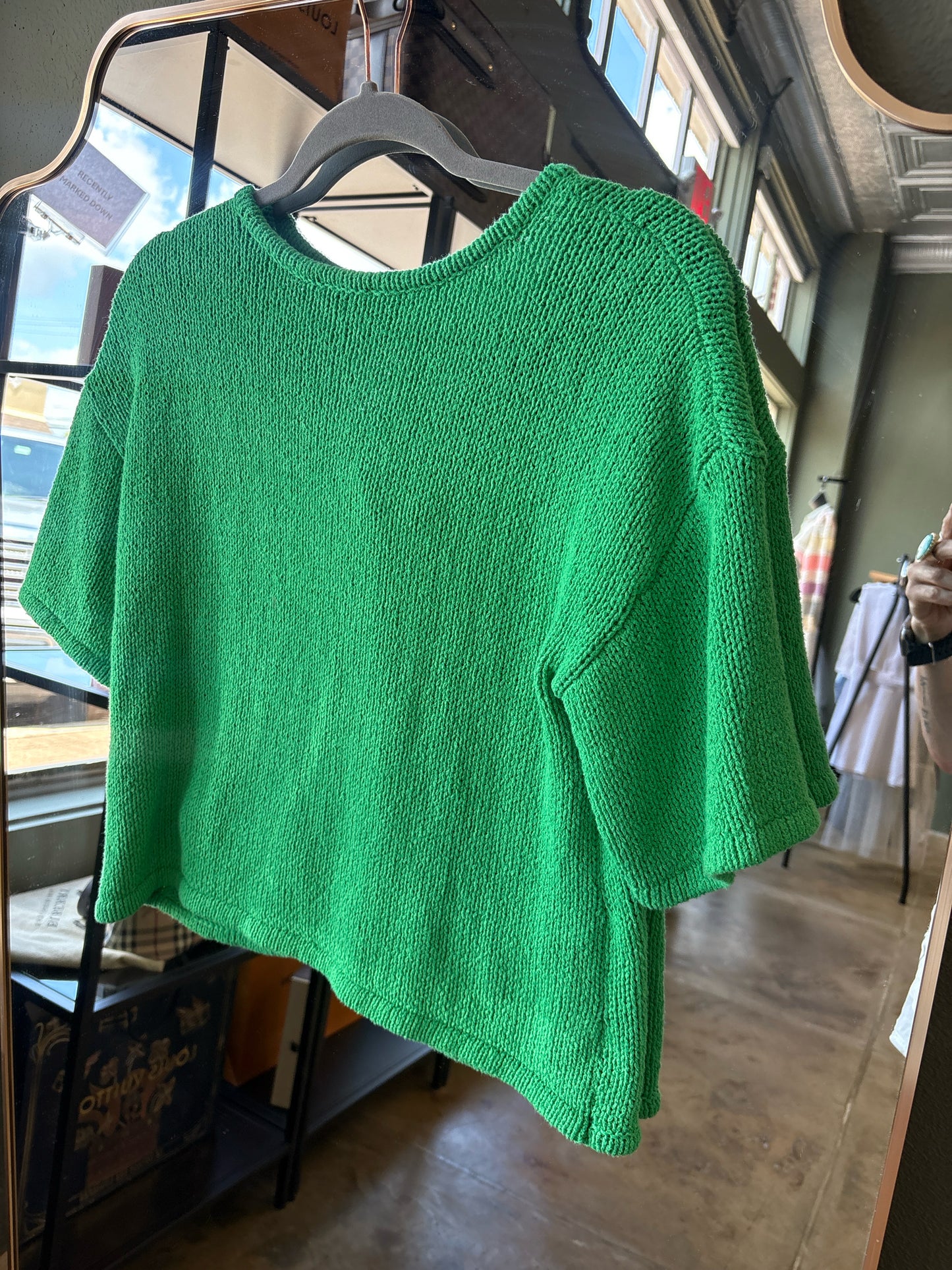 TALBOTS Size SP Green Sweater