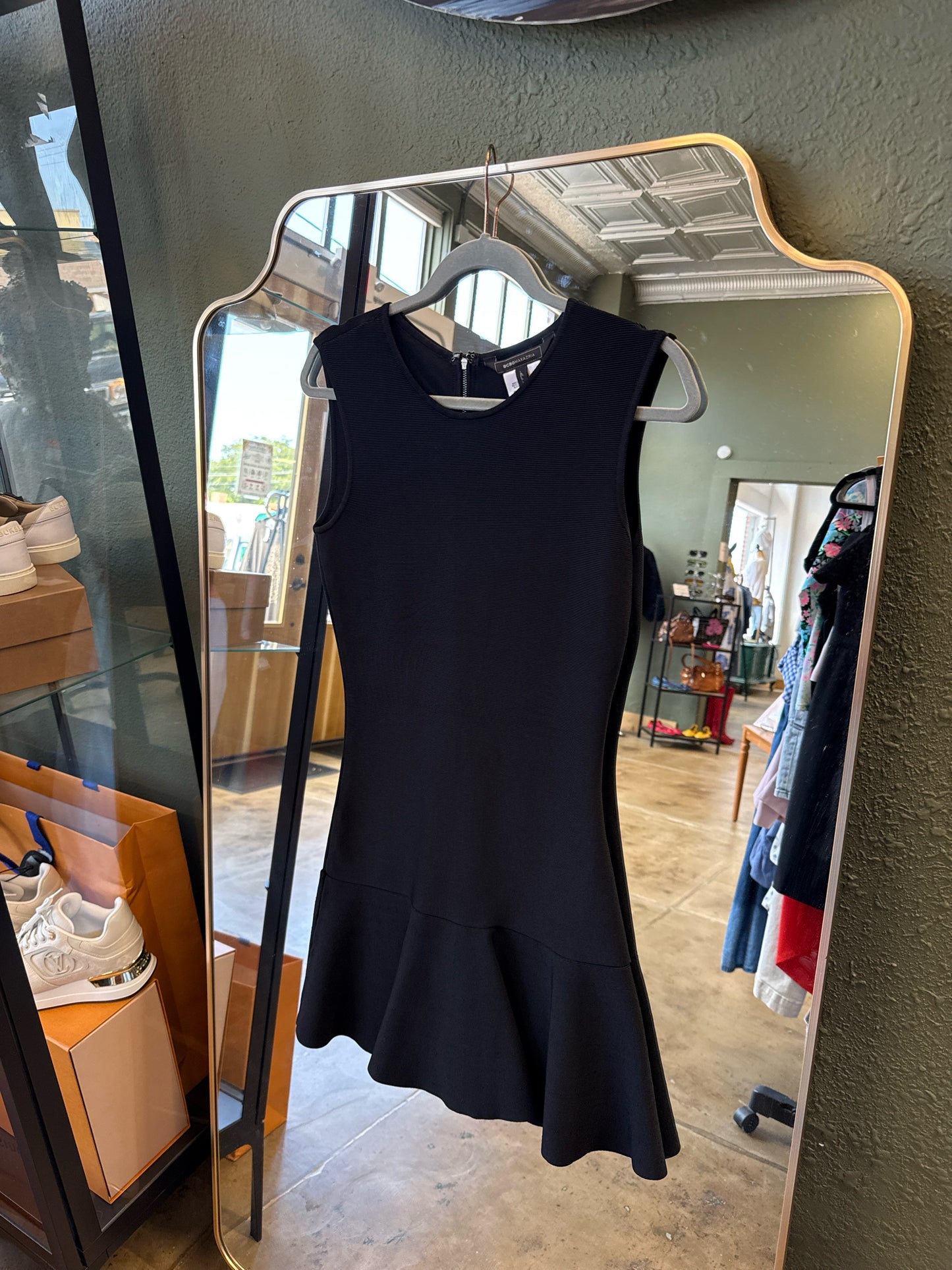 BCBG Maxazria Size S Black Dress