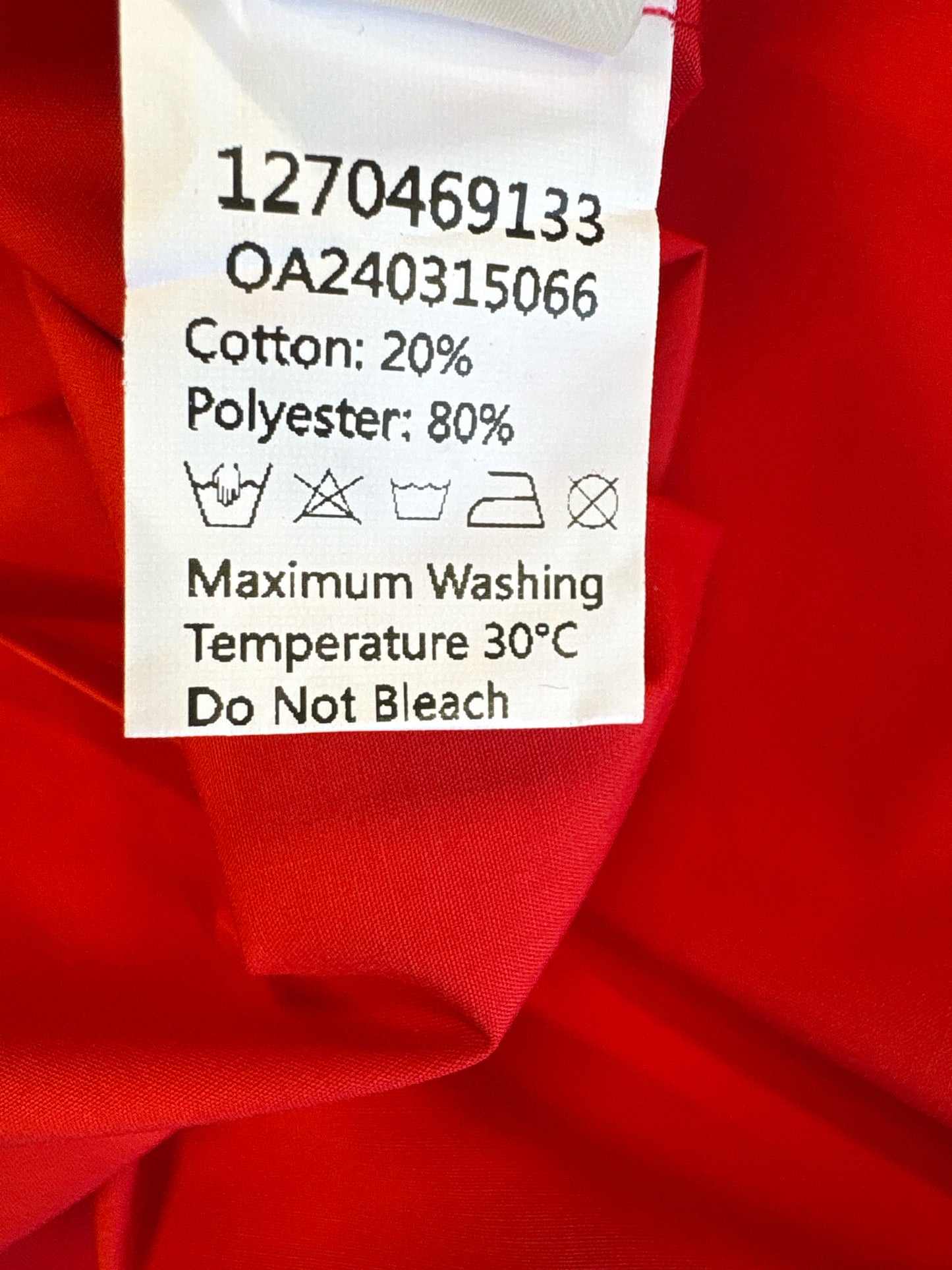 Commense Size XS Red Dress