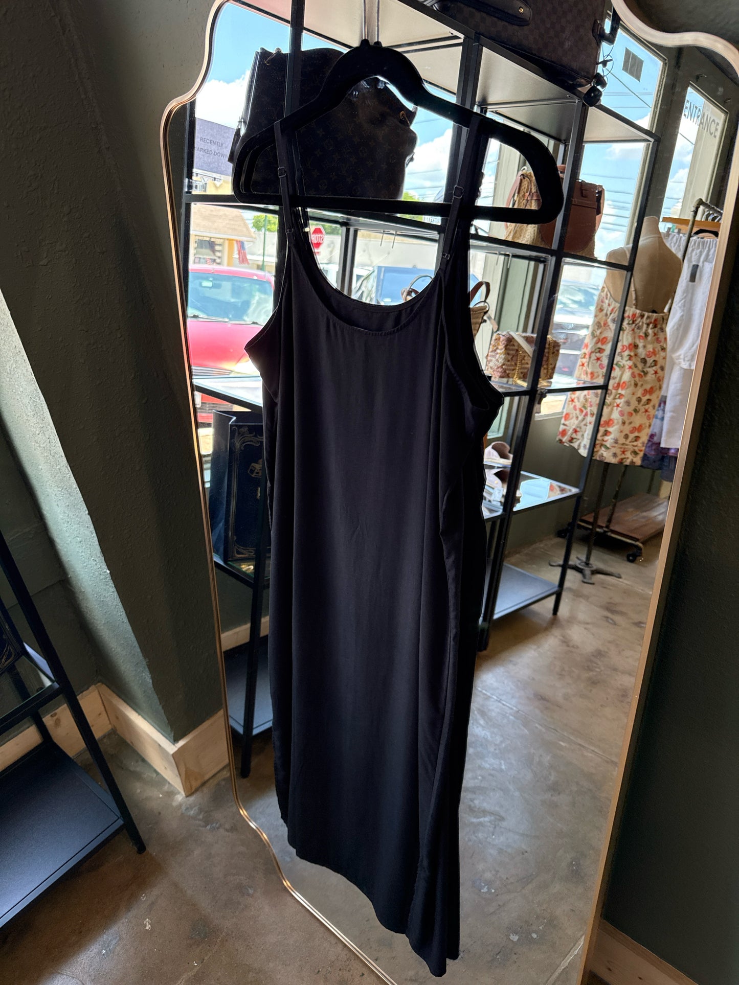 EILEEN FISHER Size S Black Dress