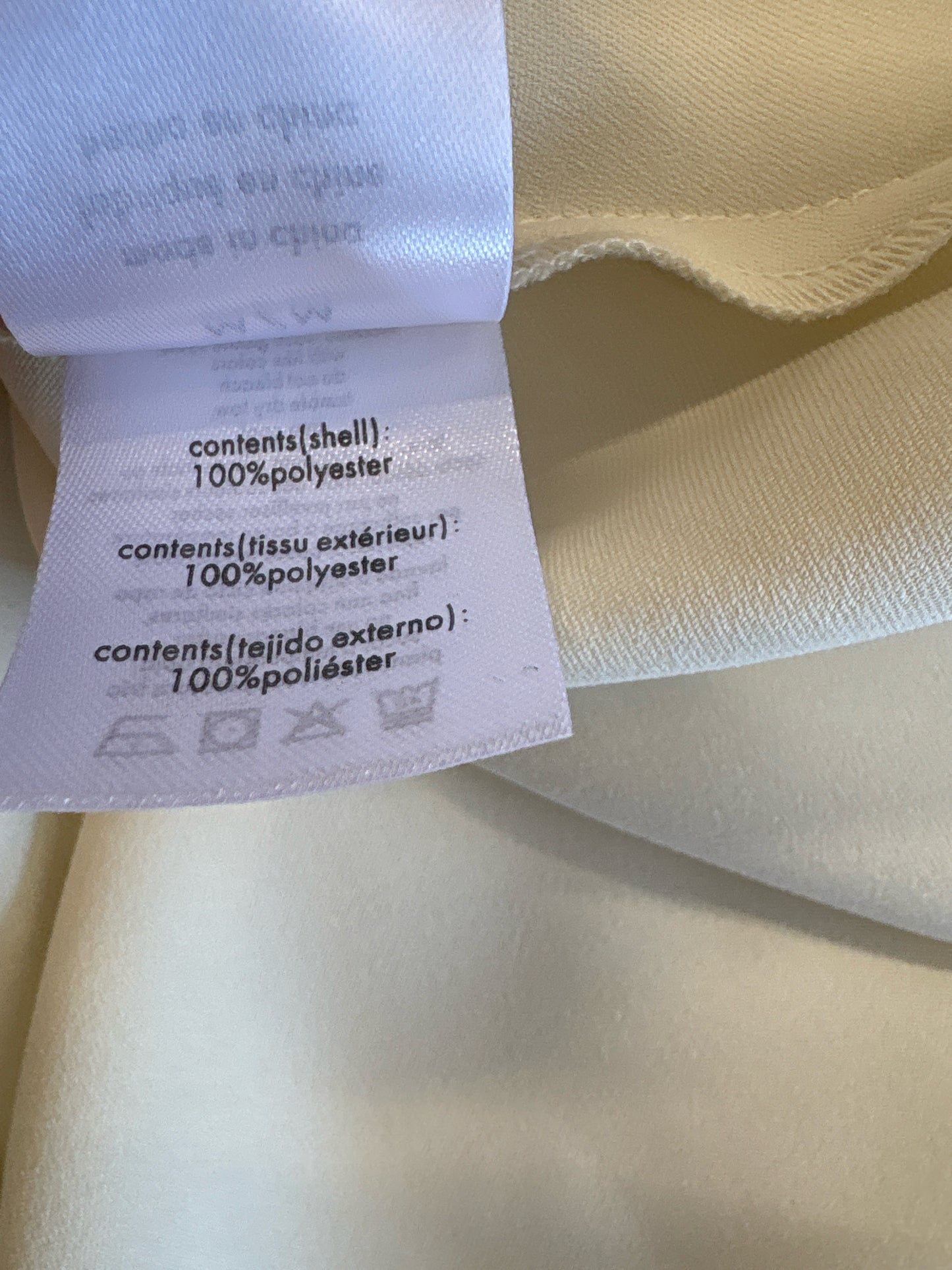 WEWOREWHAT Size M Ecru Dress