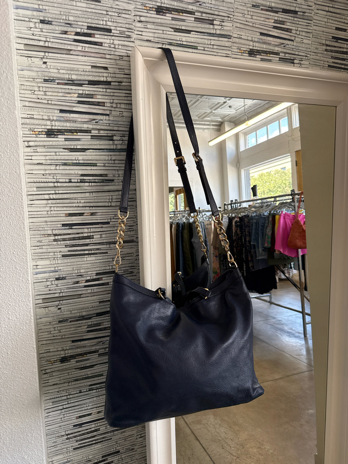 MICHAEL KORS Navy Purse