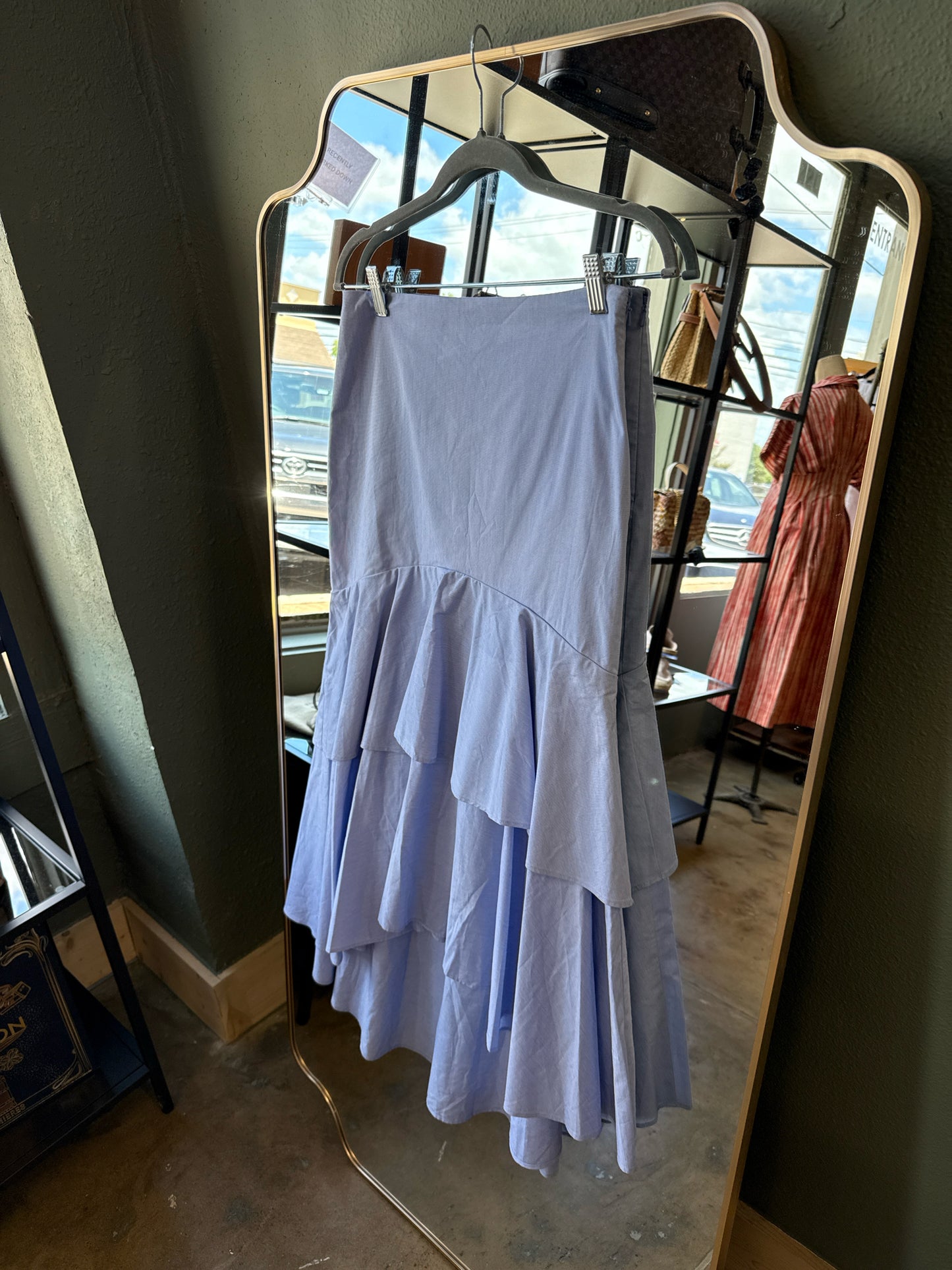 Banana Republic Size 0 Periwinkle Skirt