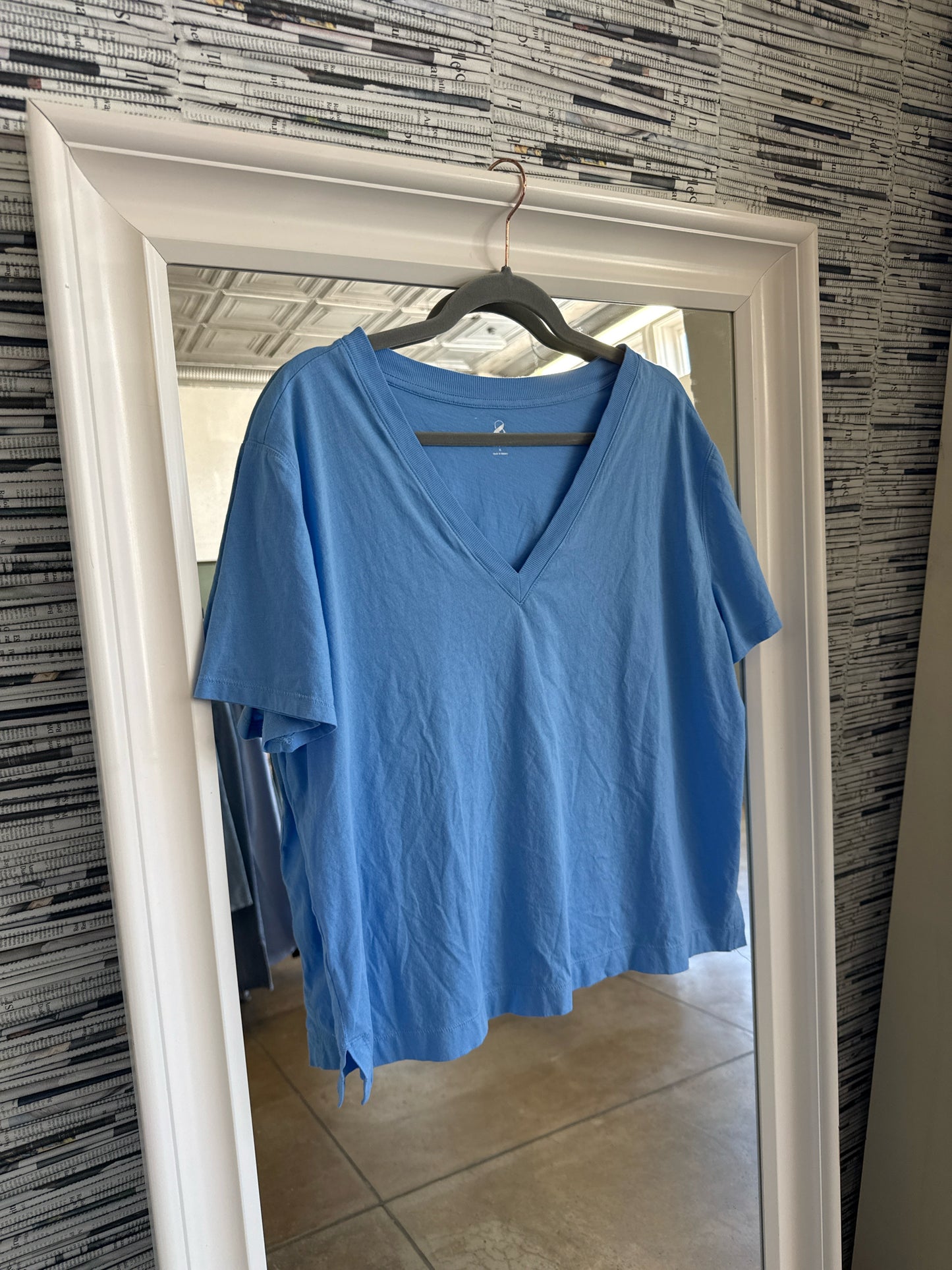 Lou & Grey Size XL Blue Tee
