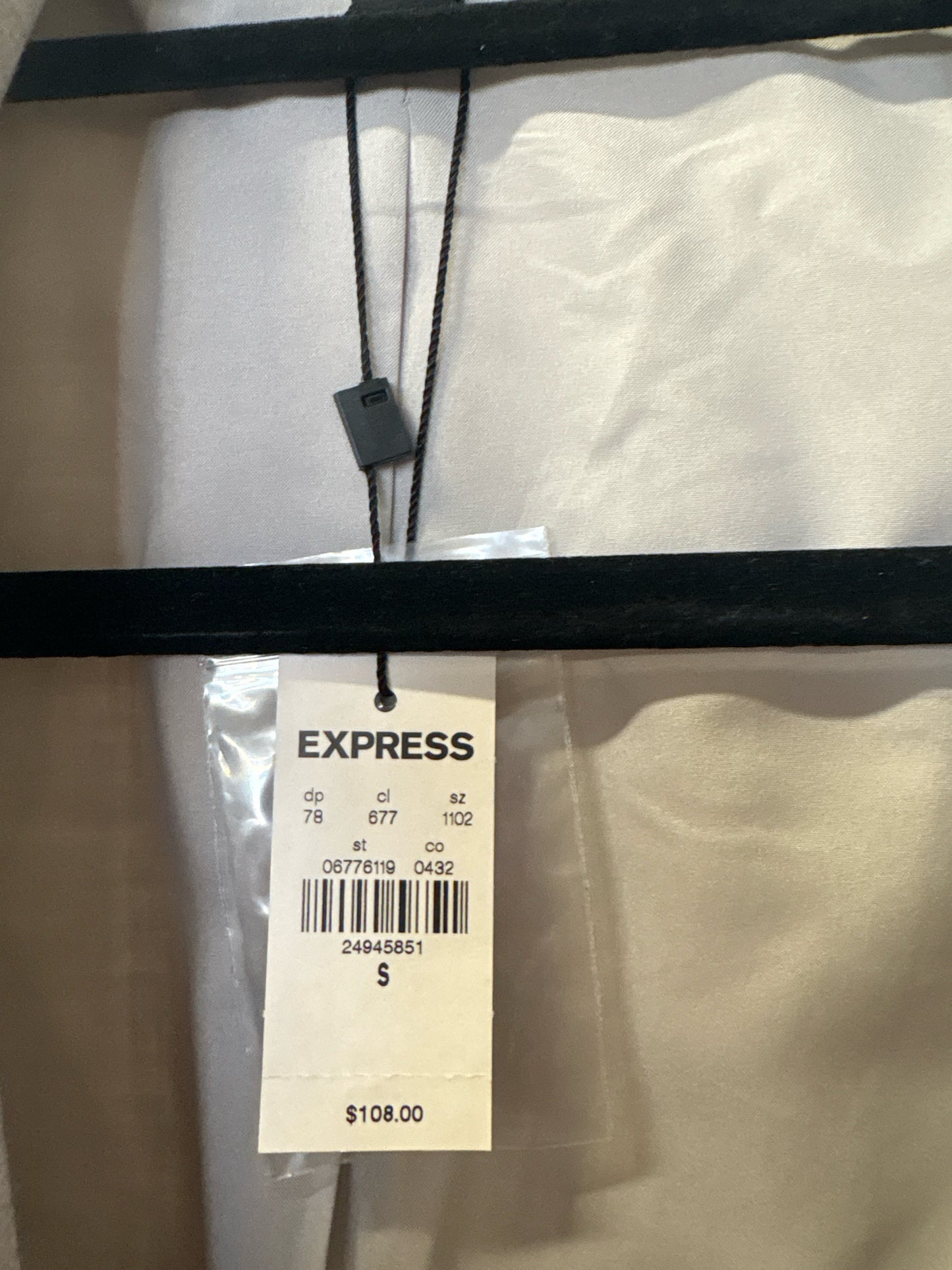 EXPRESS Size S Gray Vest