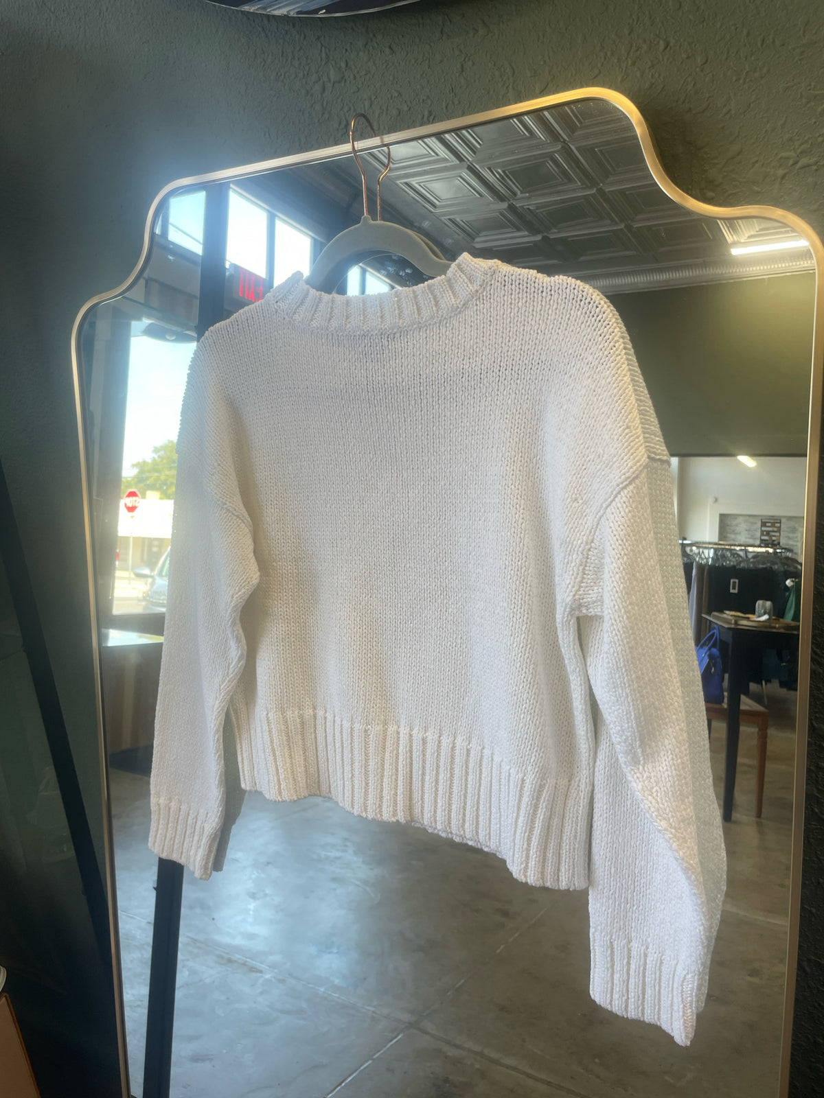 J. CREW Size XXS White Sweater
