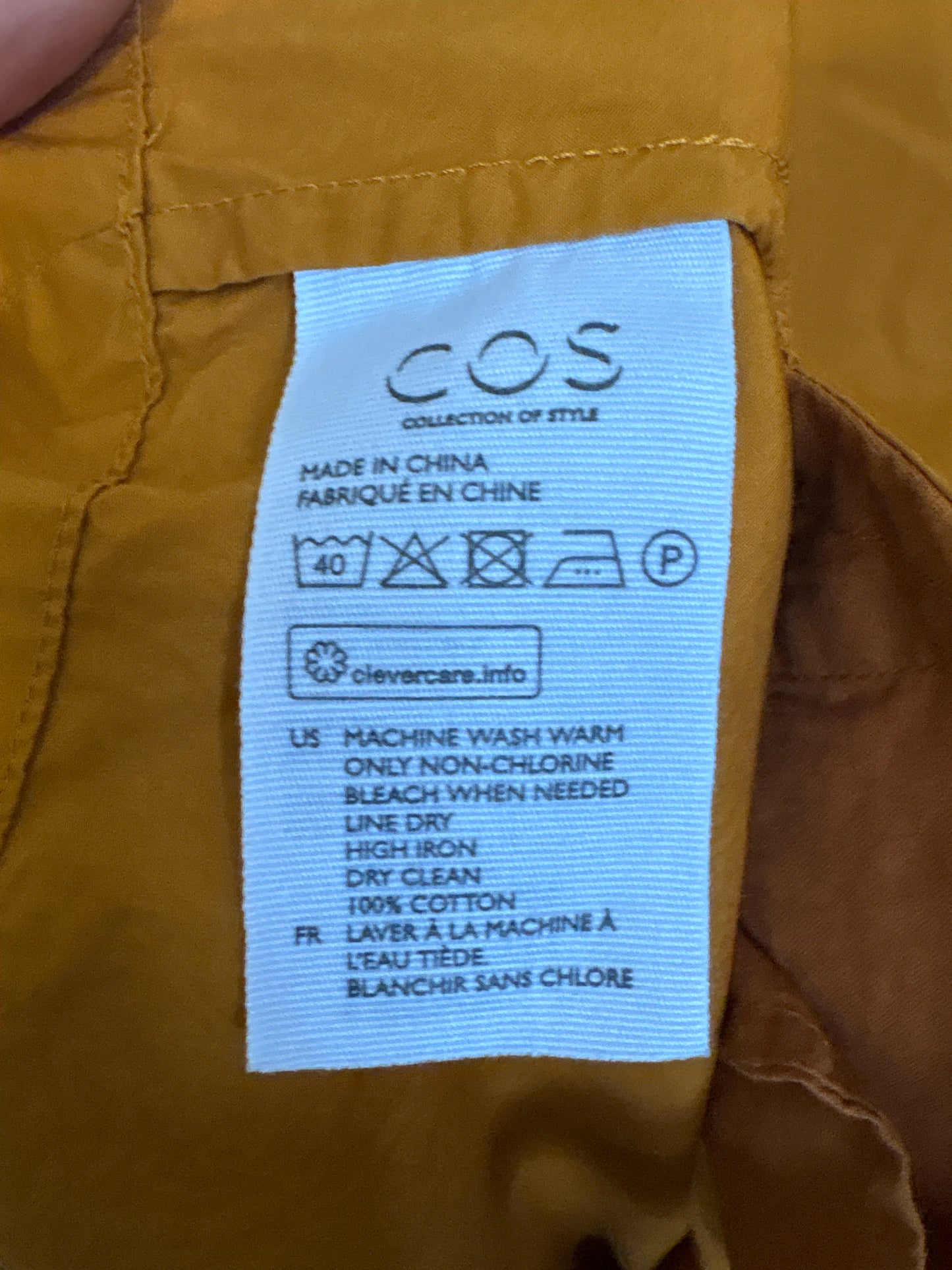 COS Size 4 Burnt Orange Dress